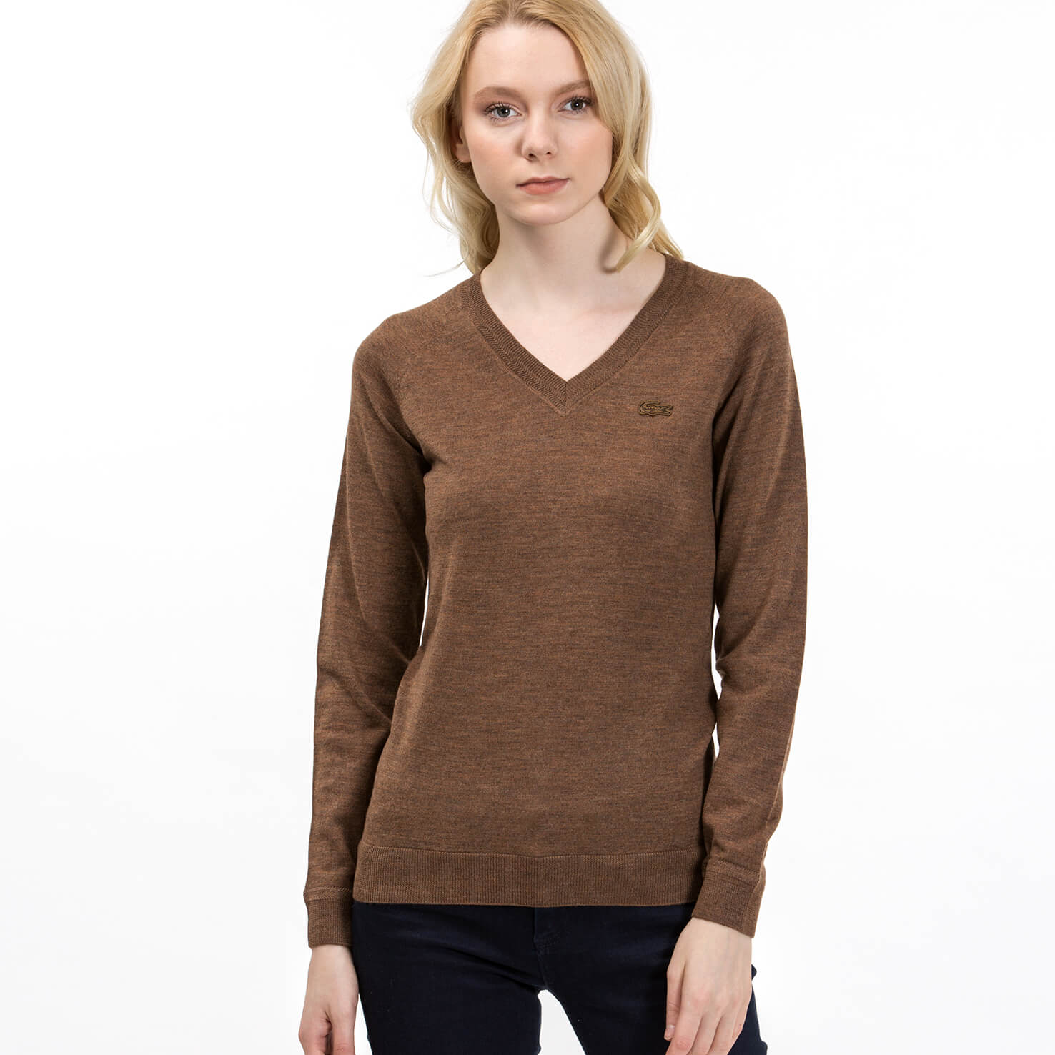 Lacoste Kadın Kahverengi Triko