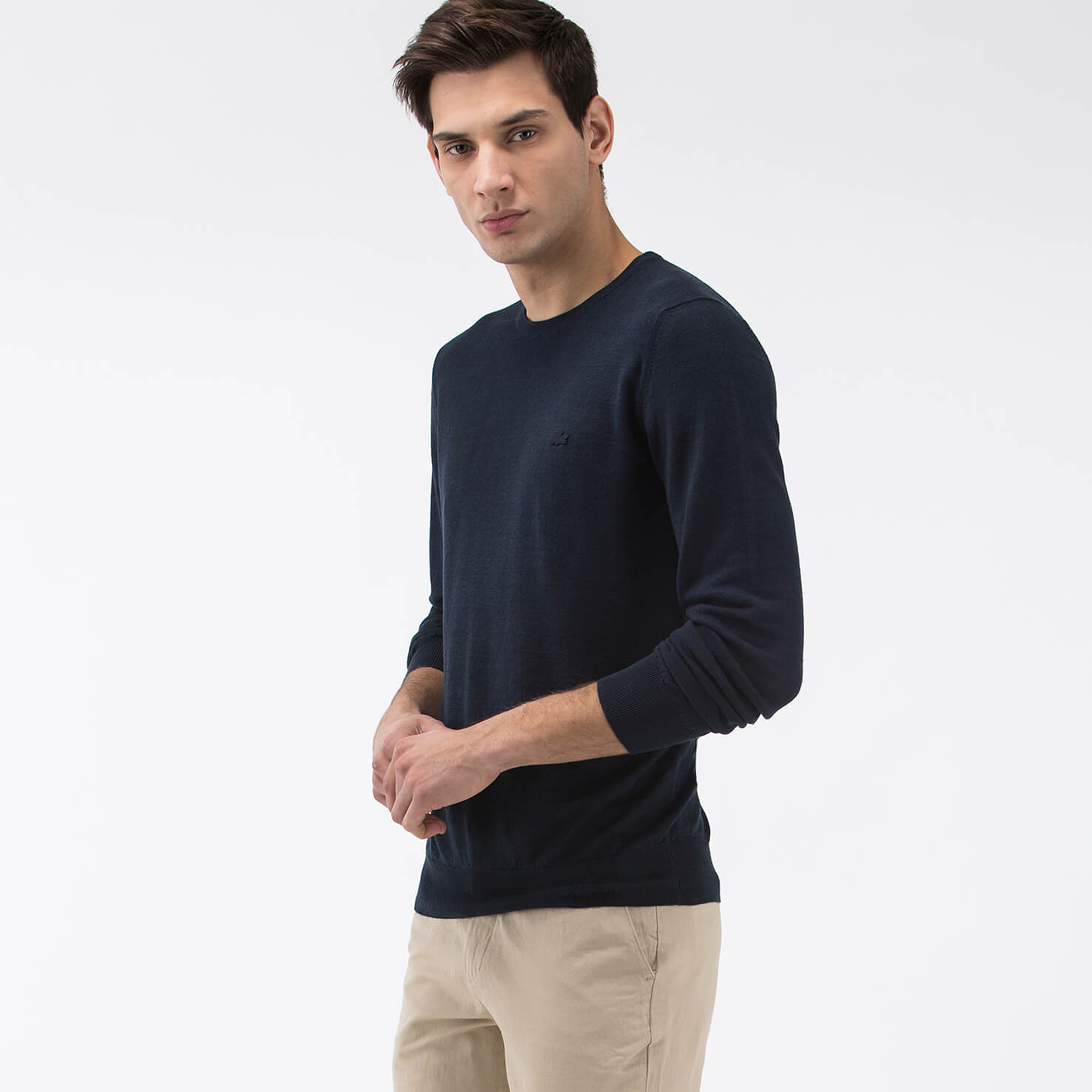 Lacoste Erkek Lacivert Triko