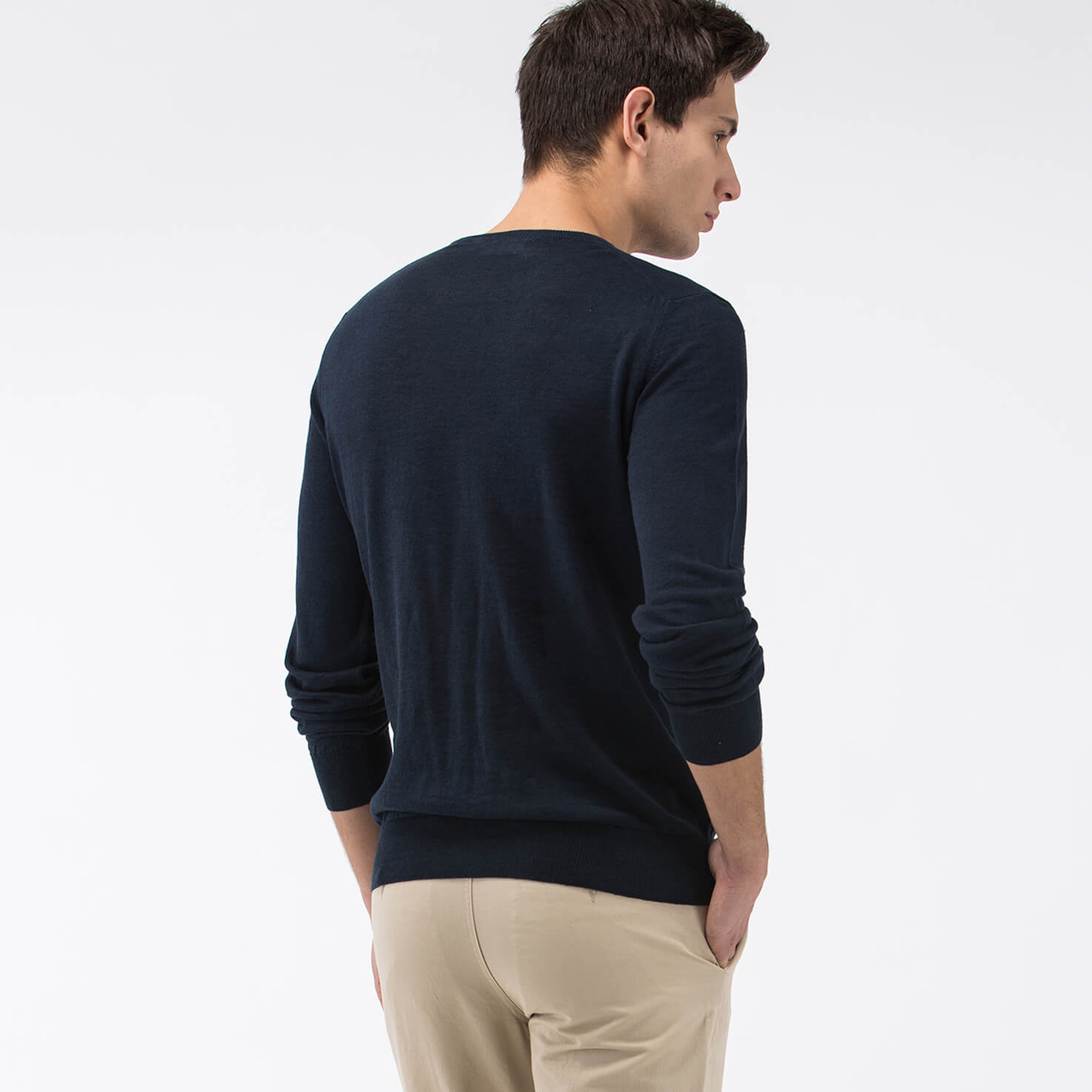 Lacoste Erkek Lacivert Triko