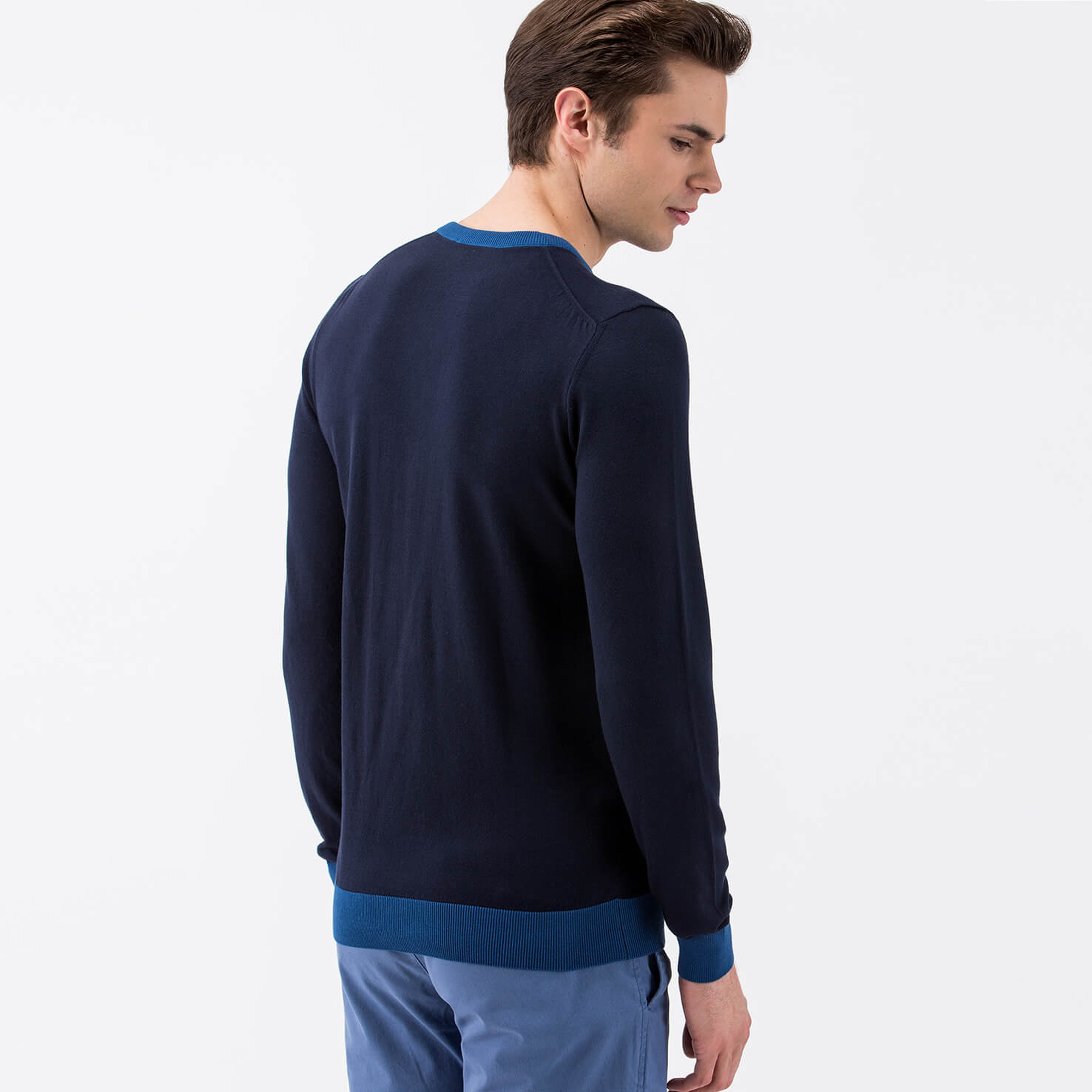 Lacoste Erkek Lacivert Triko