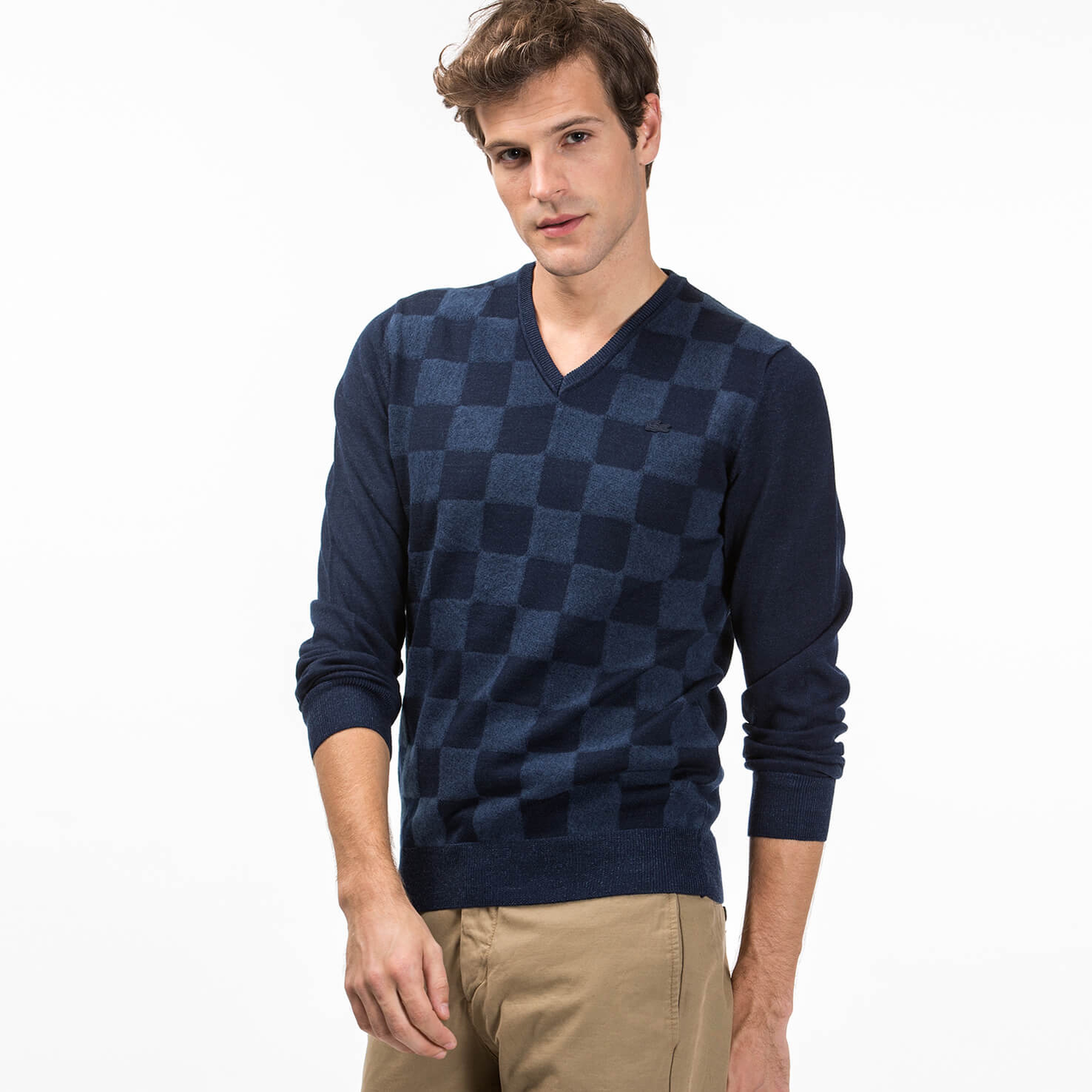 Lacoste Erkek Lacivert Triko