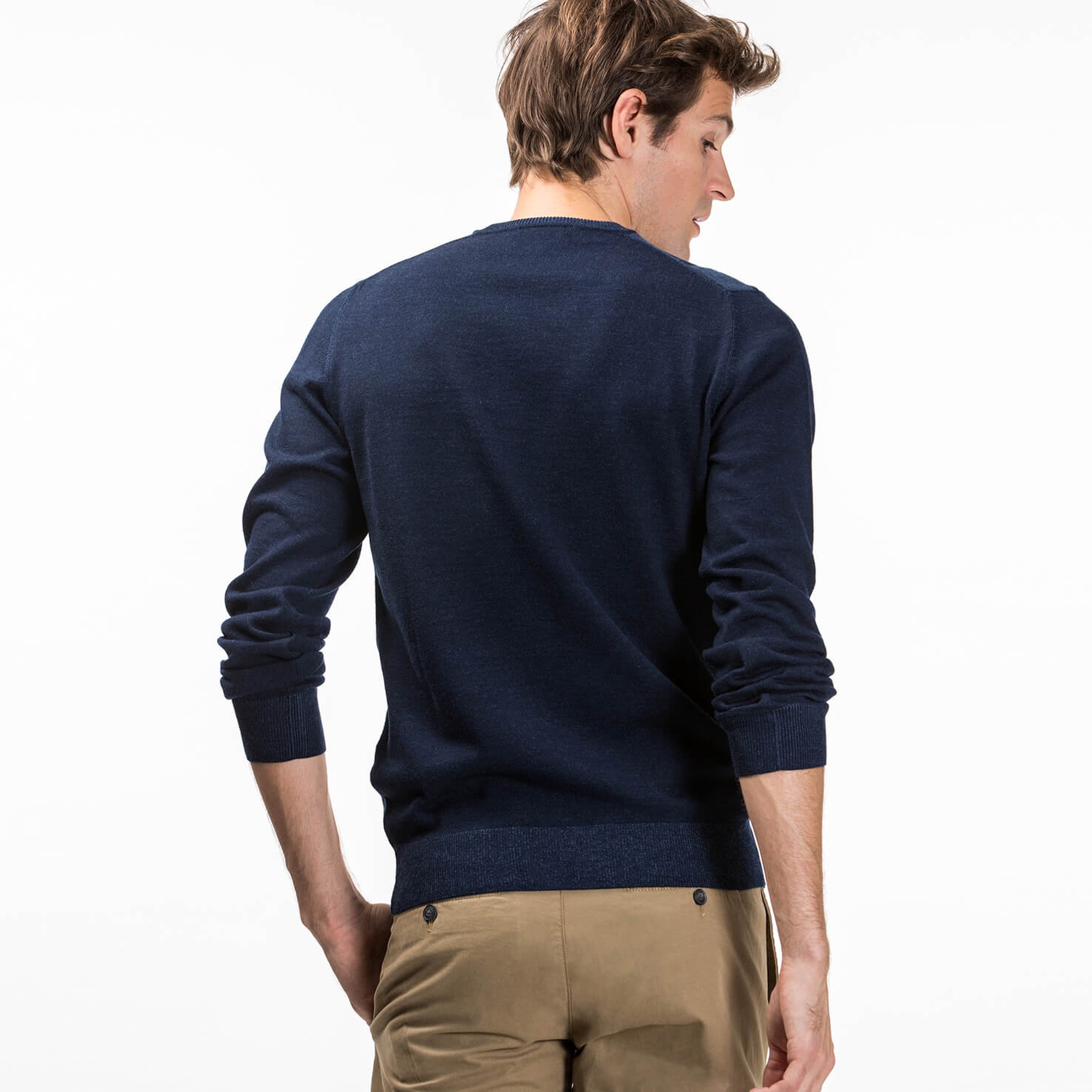 Lacoste Erkek Lacivert Triko