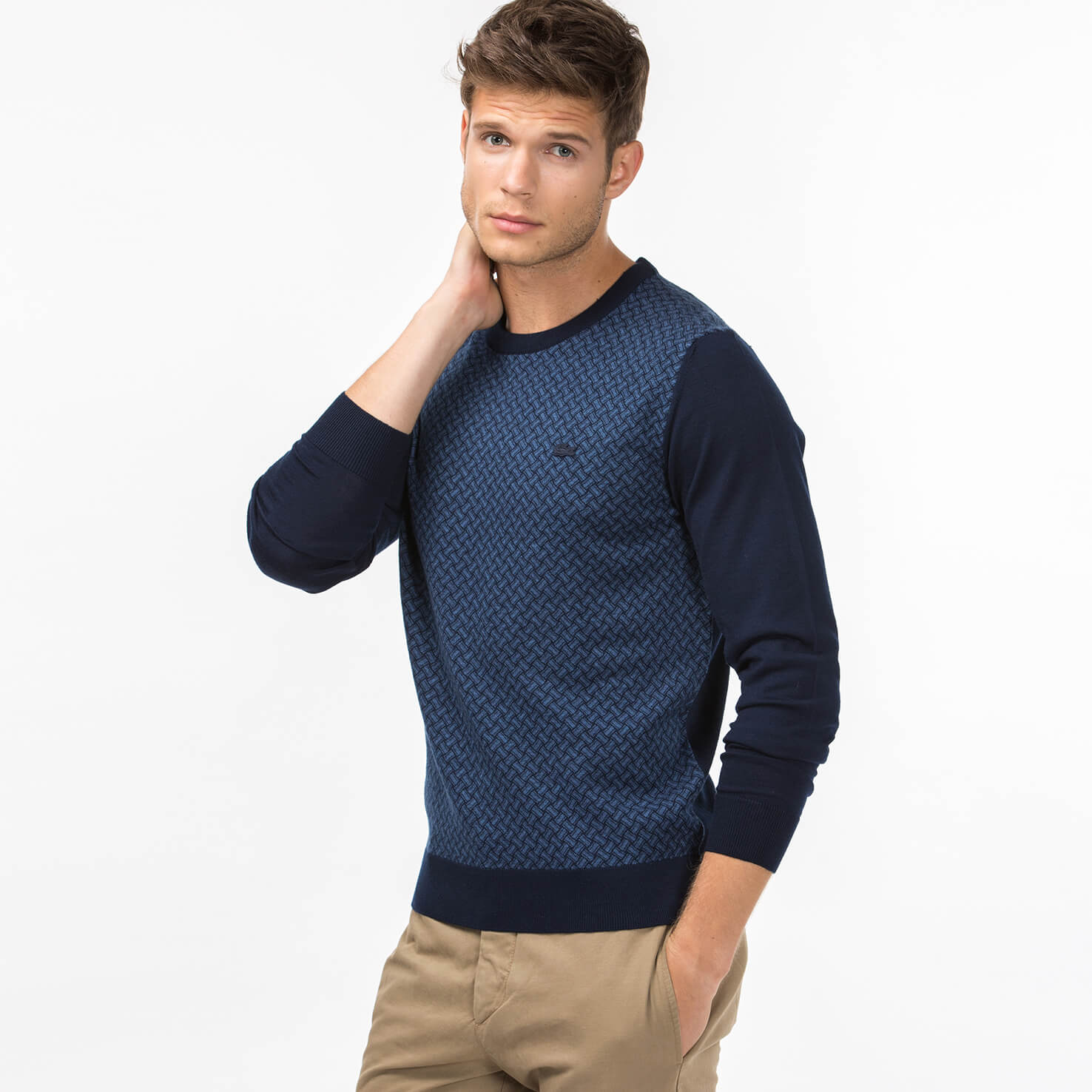 Lacoste Lacivert Erkek Kazak