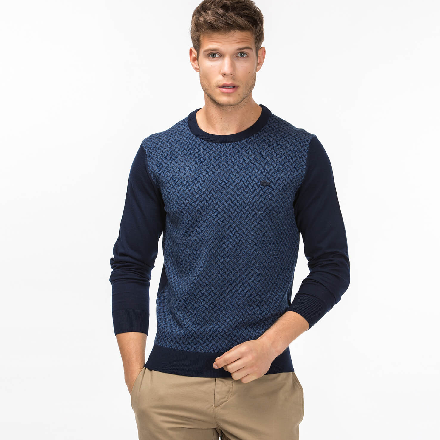 Lacoste Lacivert Erkek Kazak