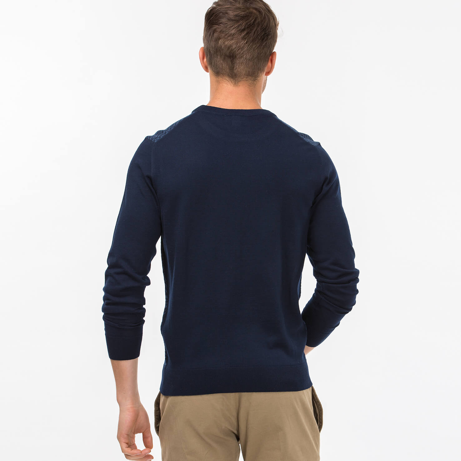 Lacoste Lacivert Erkek Kazak