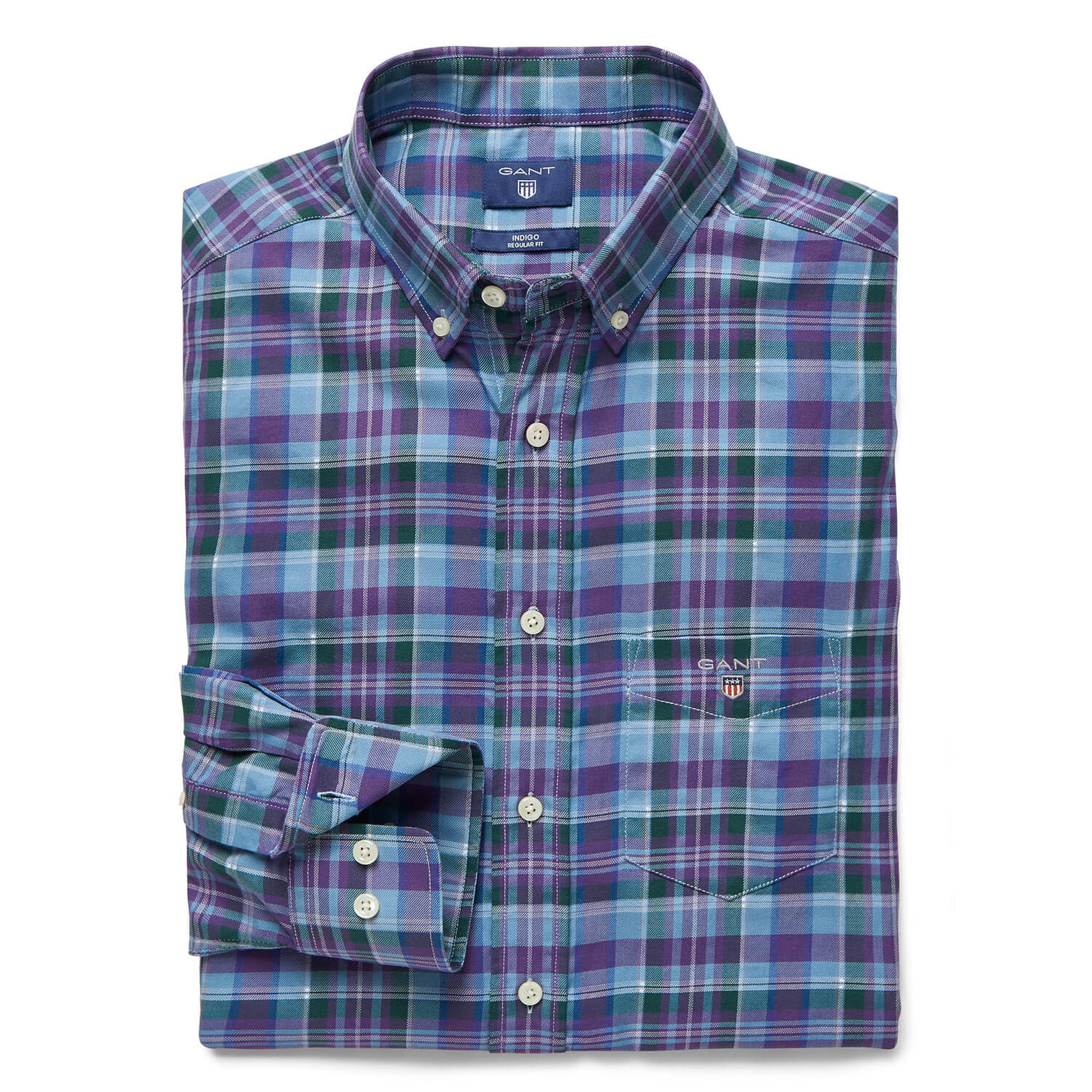 Gant Erkek Lacivert Regular Fit Gömlek