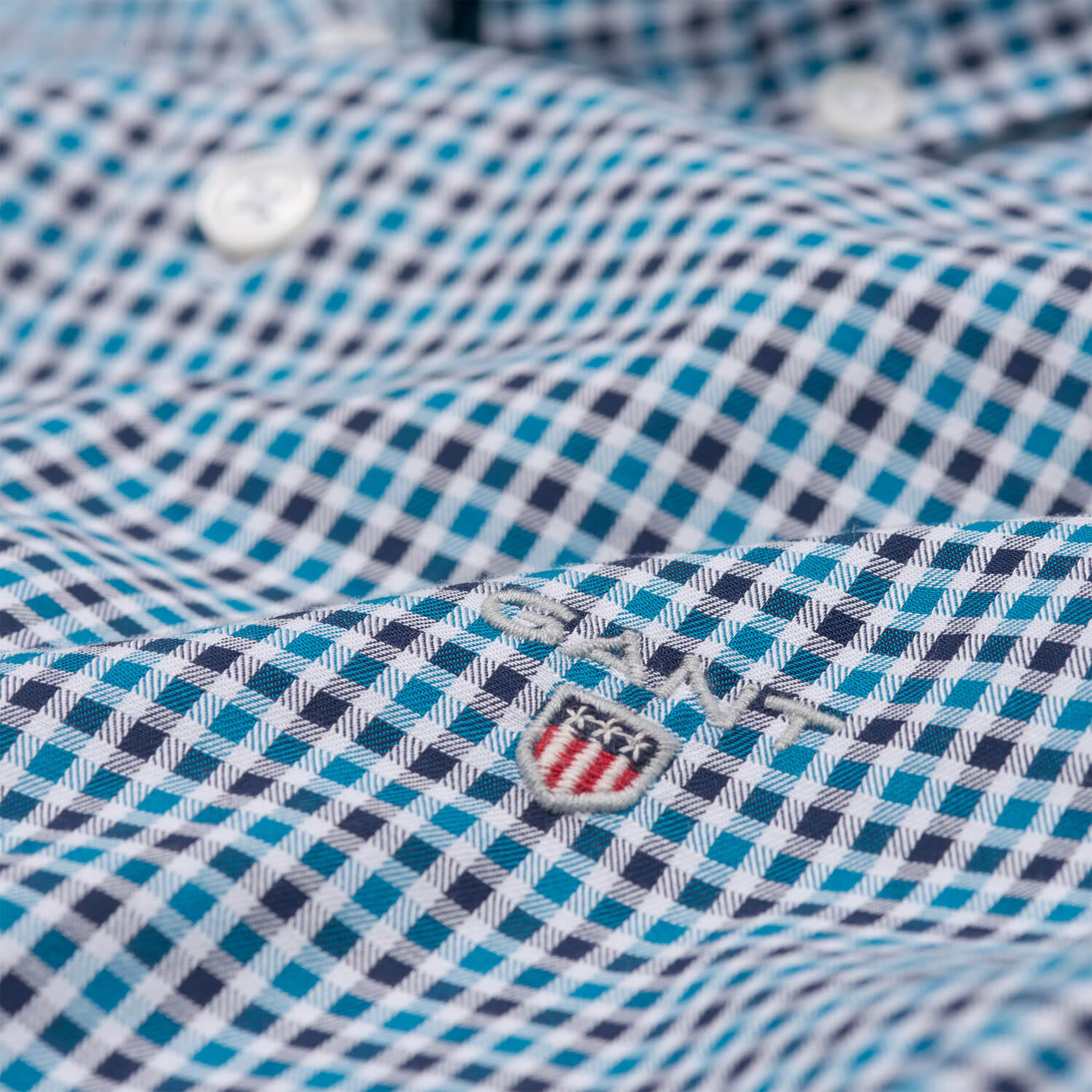 Gant Erkek Lacivert Uzun Kollu Regular Fit Gömlek