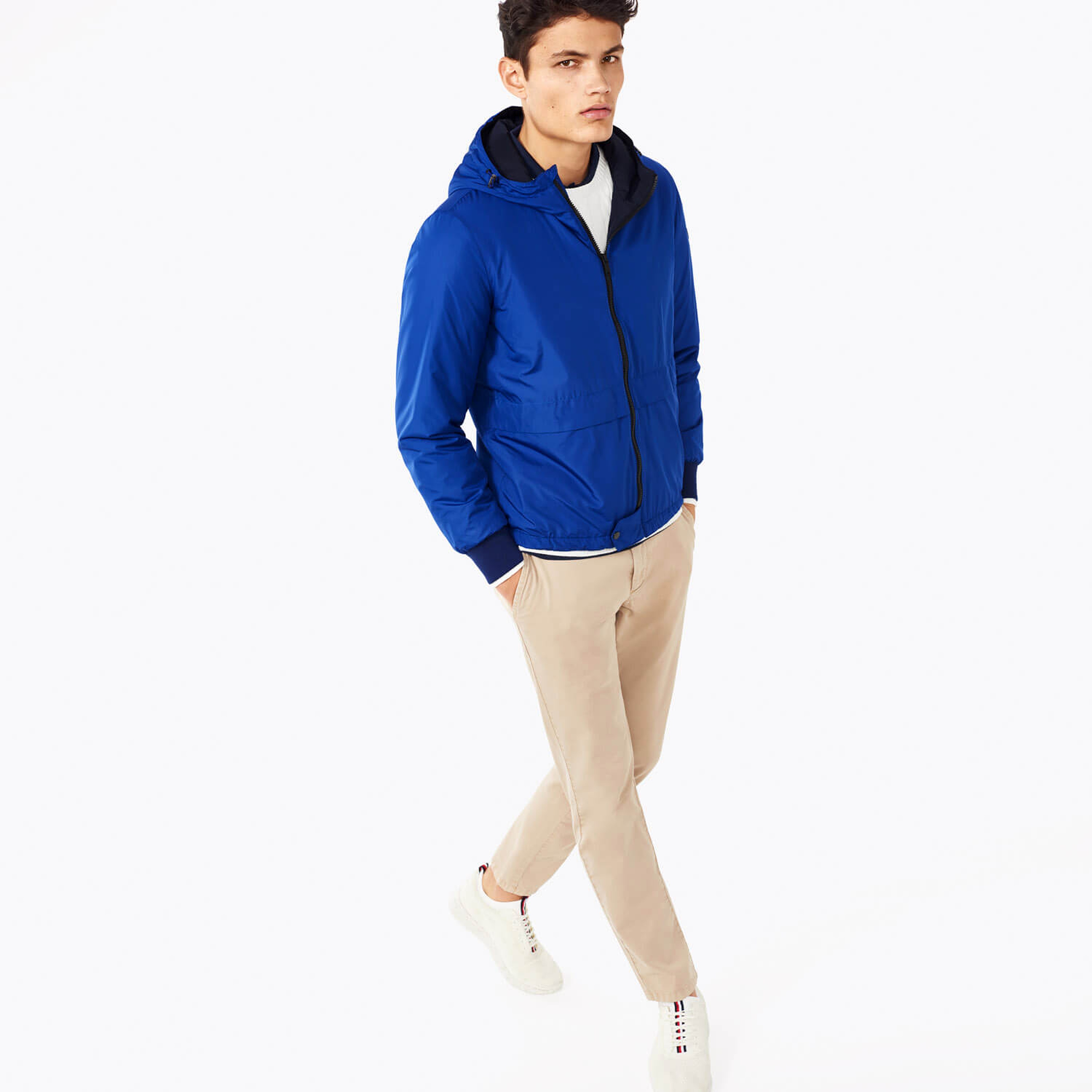 Gant Erkek Kapüşonlu Mavi Mont