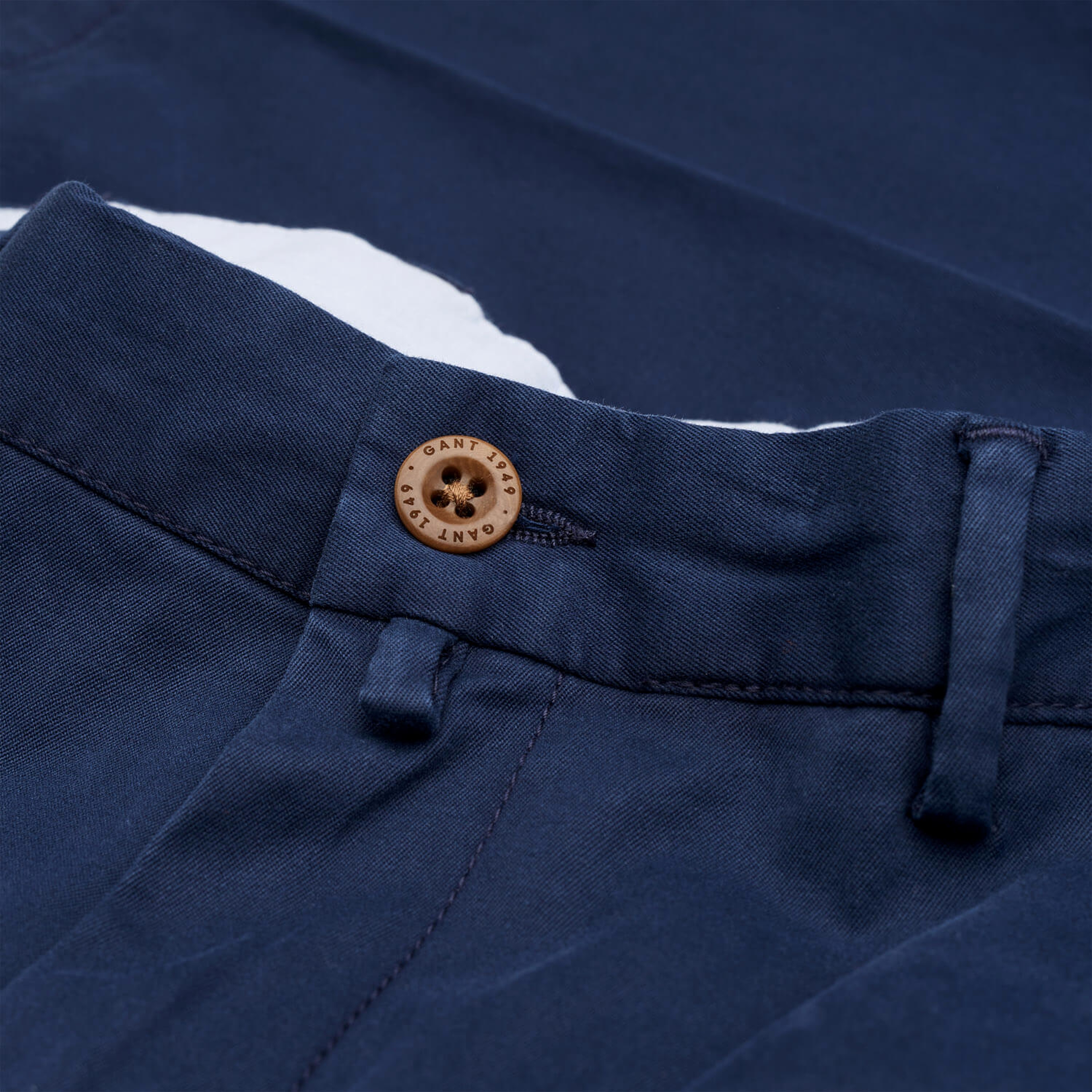 Gant Erkek Lacivert Regular Fit Pantolon