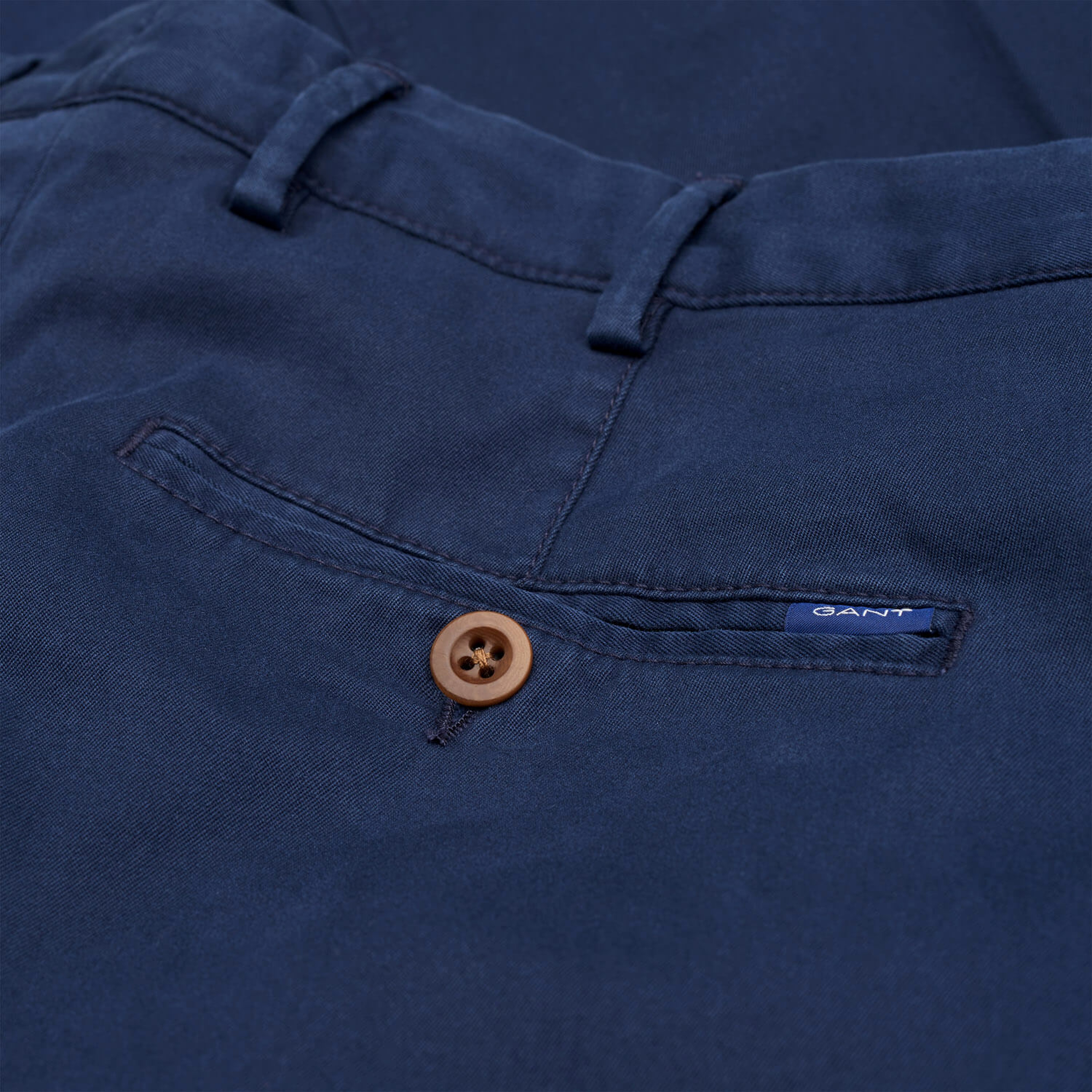 Gant Erkek Lacivert Regular Fit Pantolon