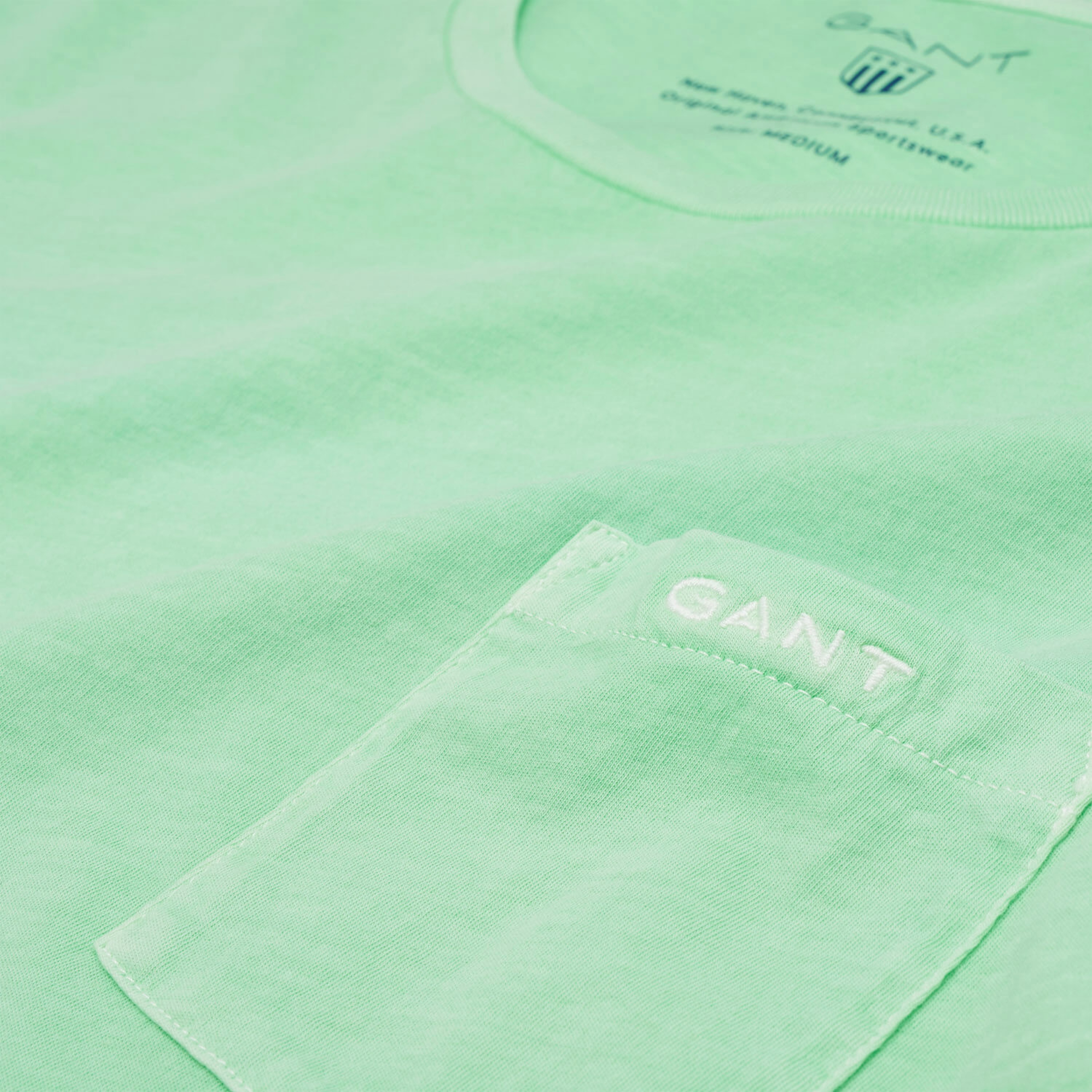 Gant Erkek Yeşil Regular Fit T-Shirt
