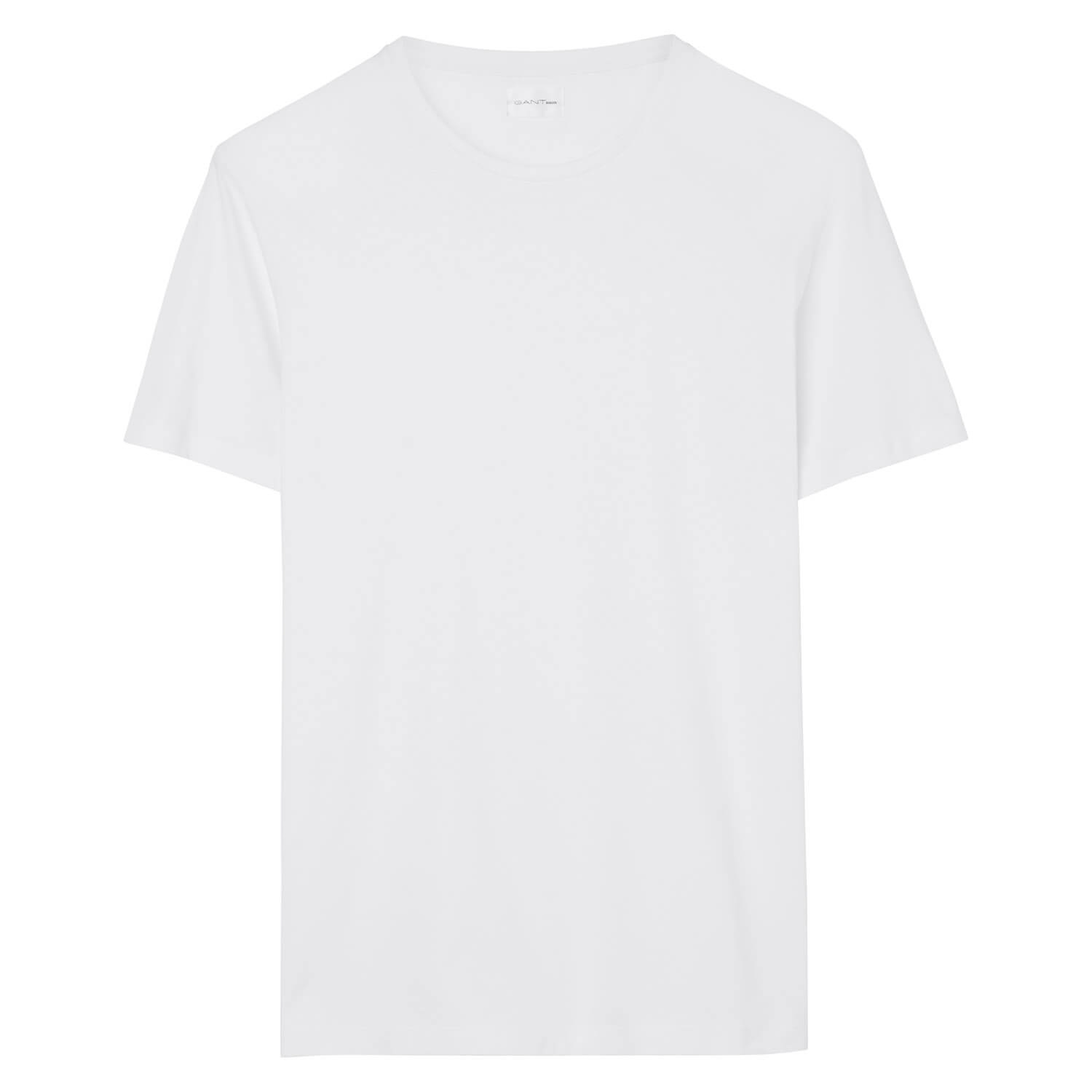 Gant Erkek Beyaz Regular Fit T-Shirt