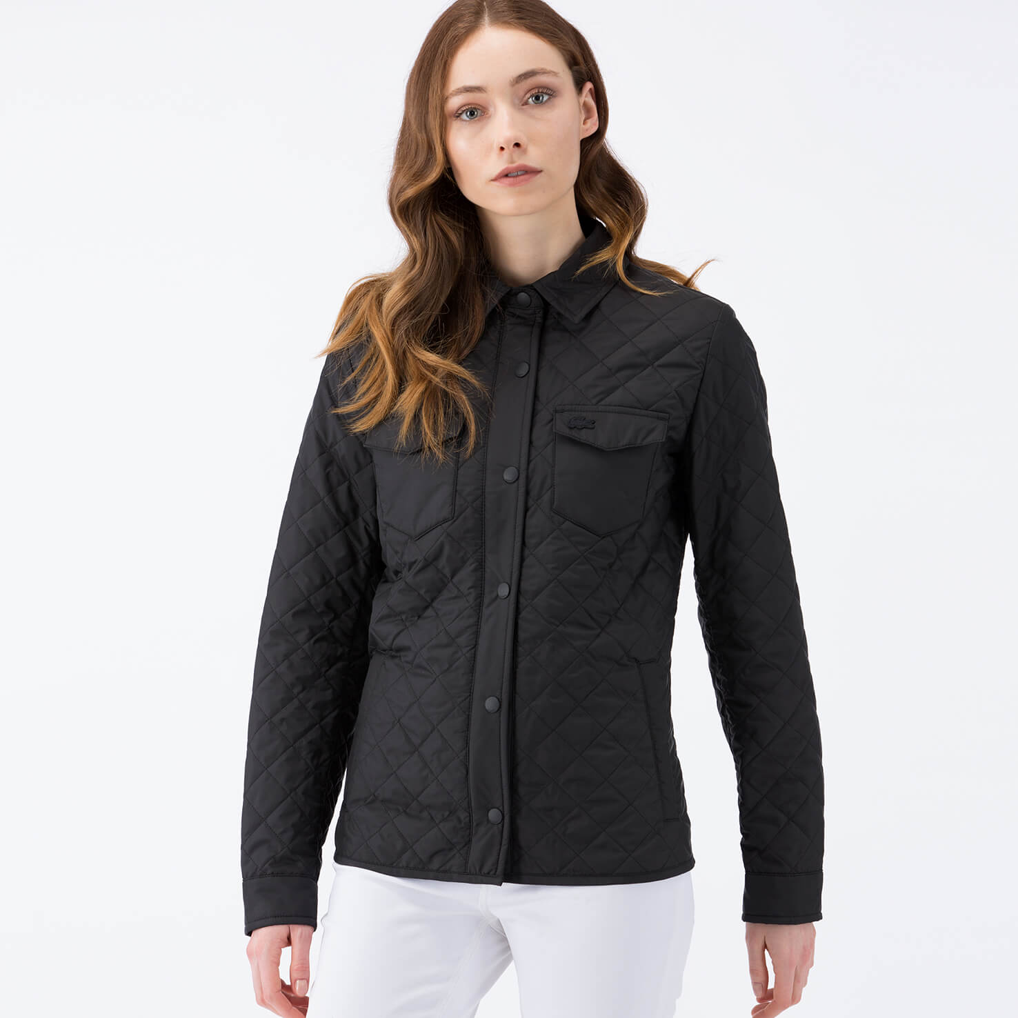 Lacoste Siyah Kapitone Kadın Mont