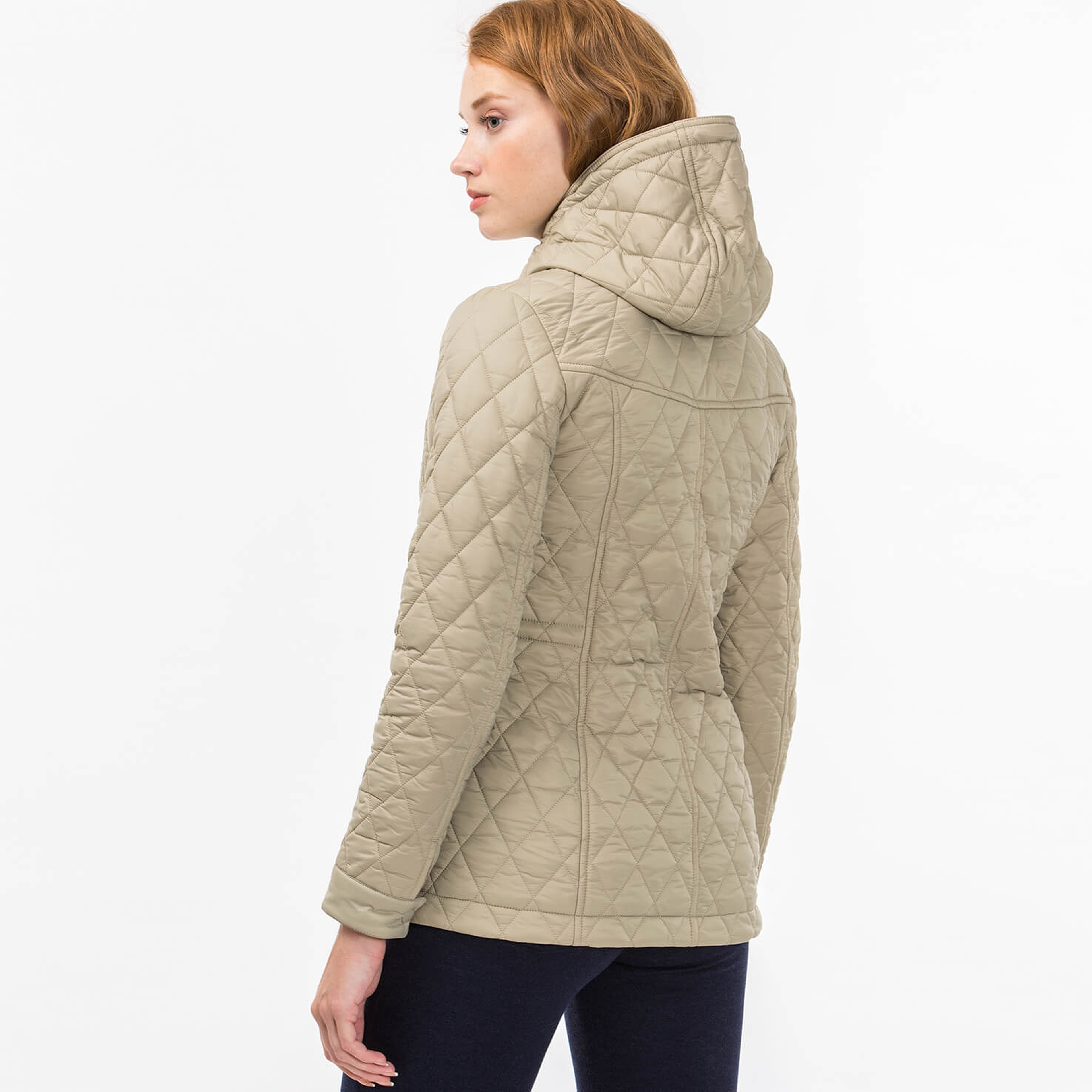 Lacoste Kadın Kahverengi Mont