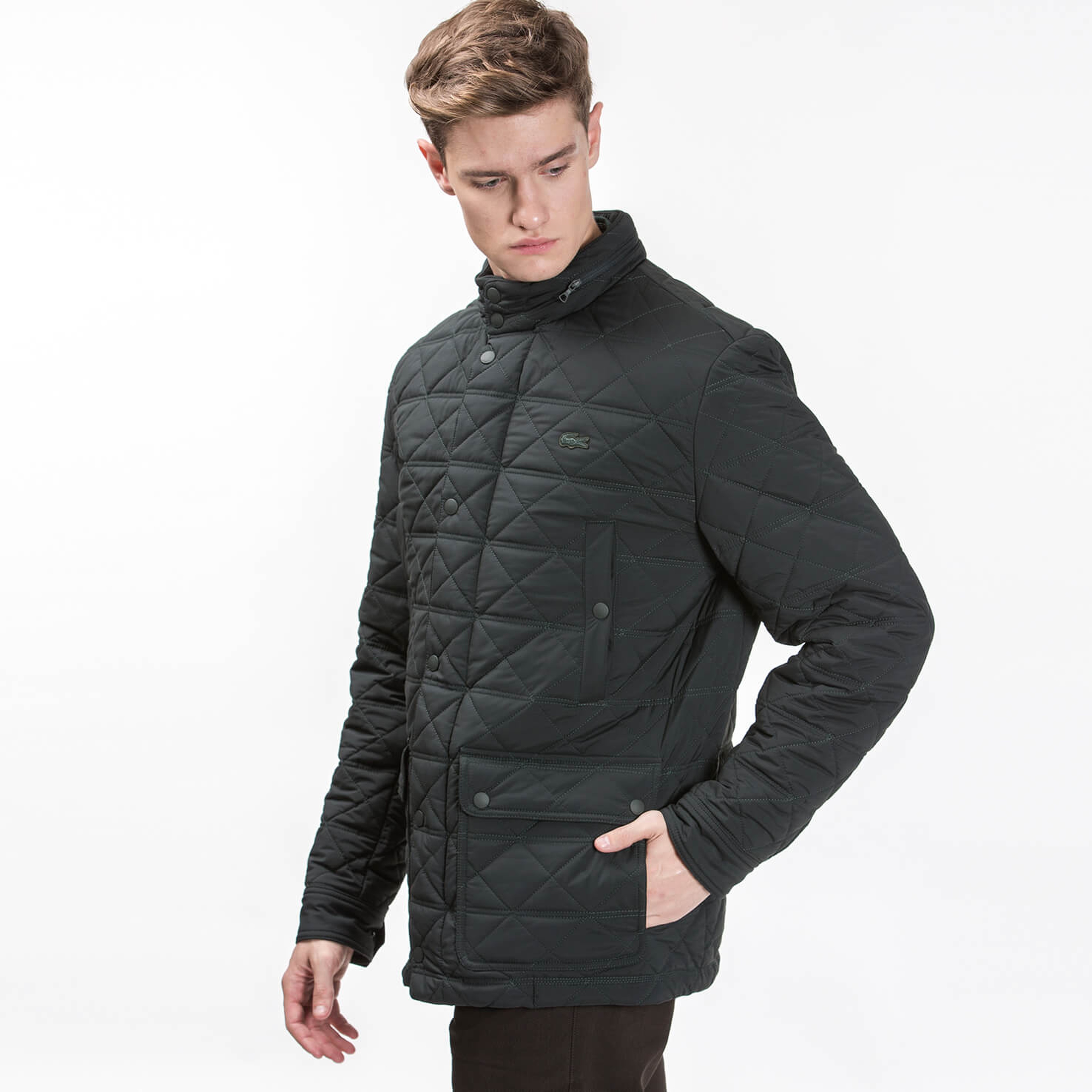 Lacoste Erkek Yeşil Mont