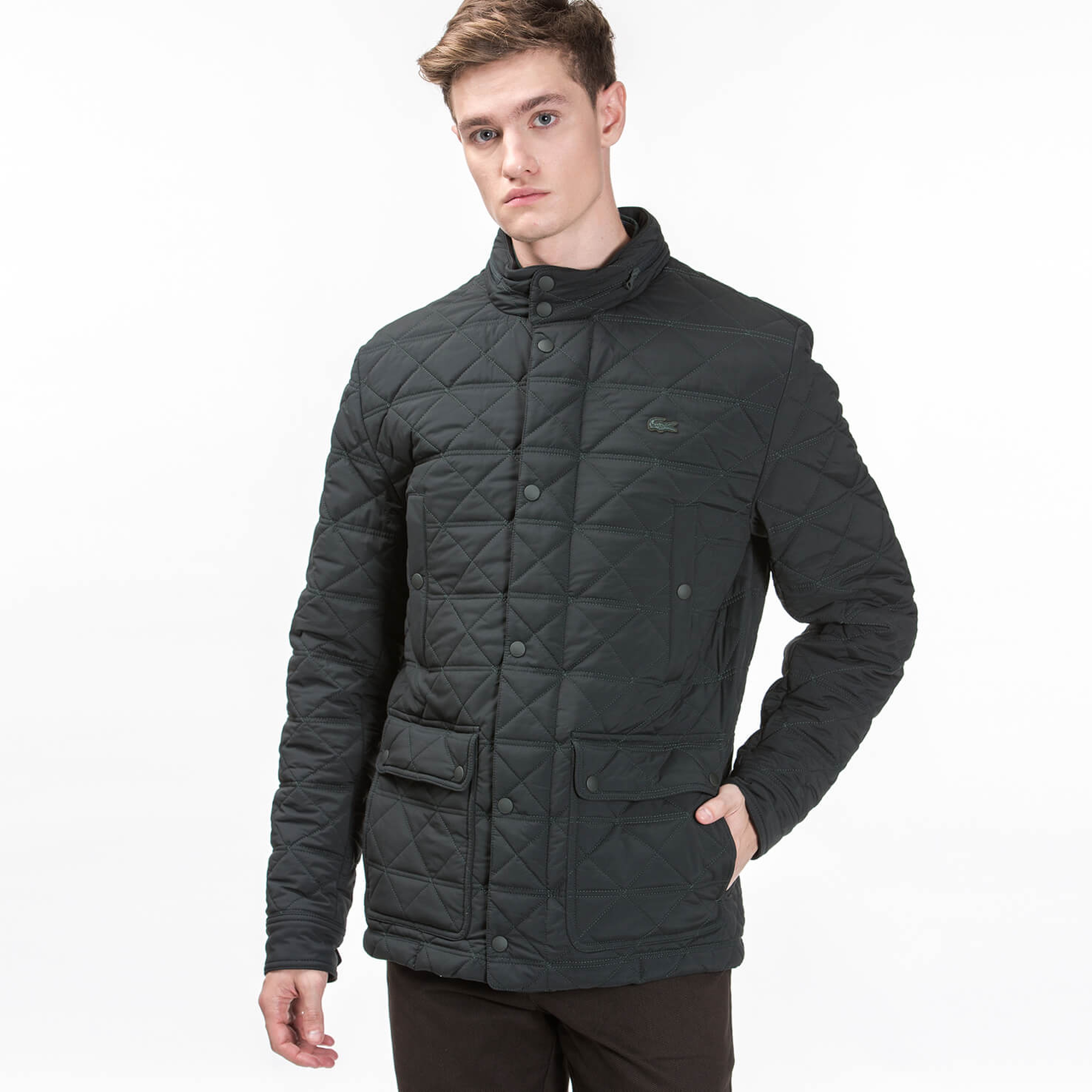 Lacoste Erkek Yeşil Mont