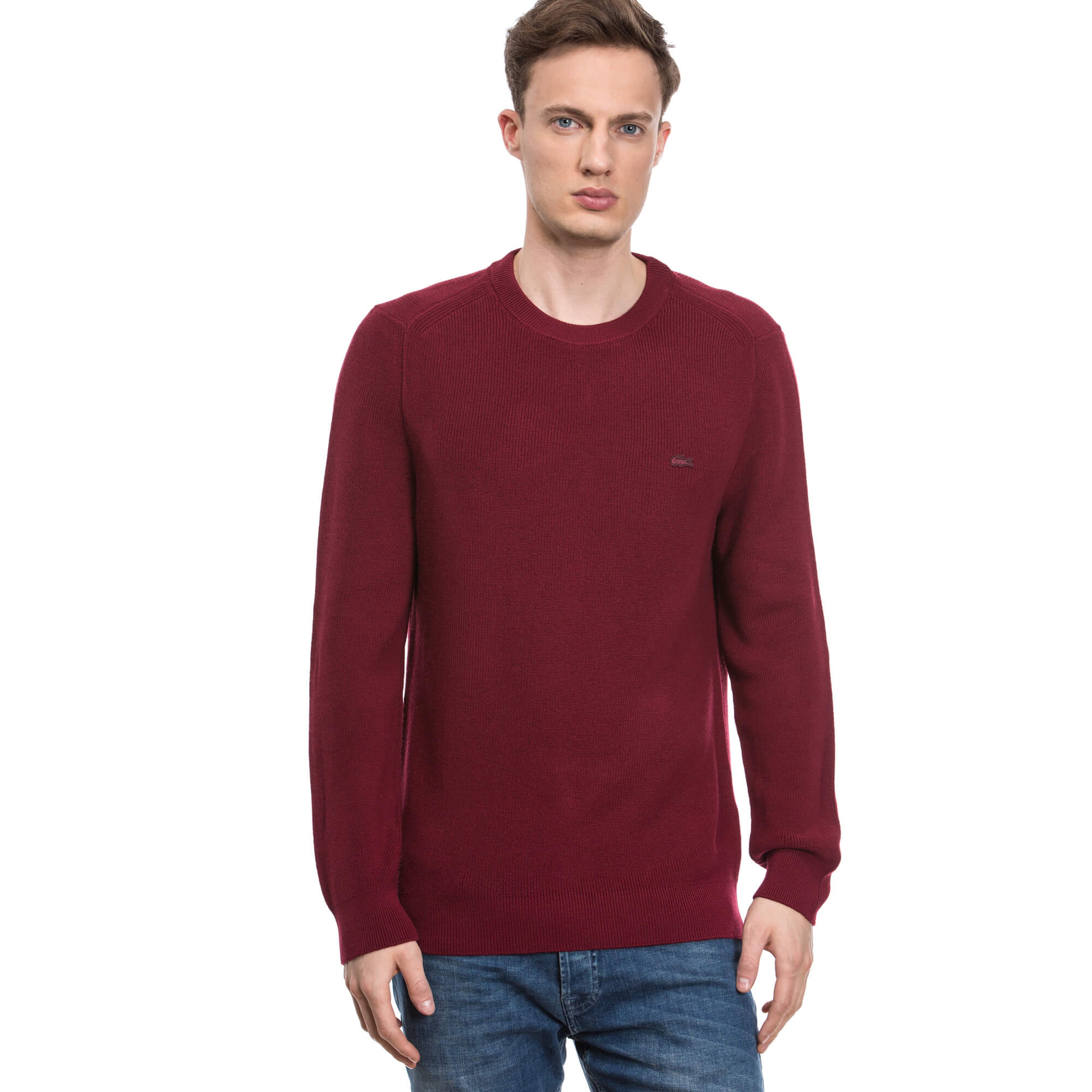 Lacoste Erkek Bordo Triko