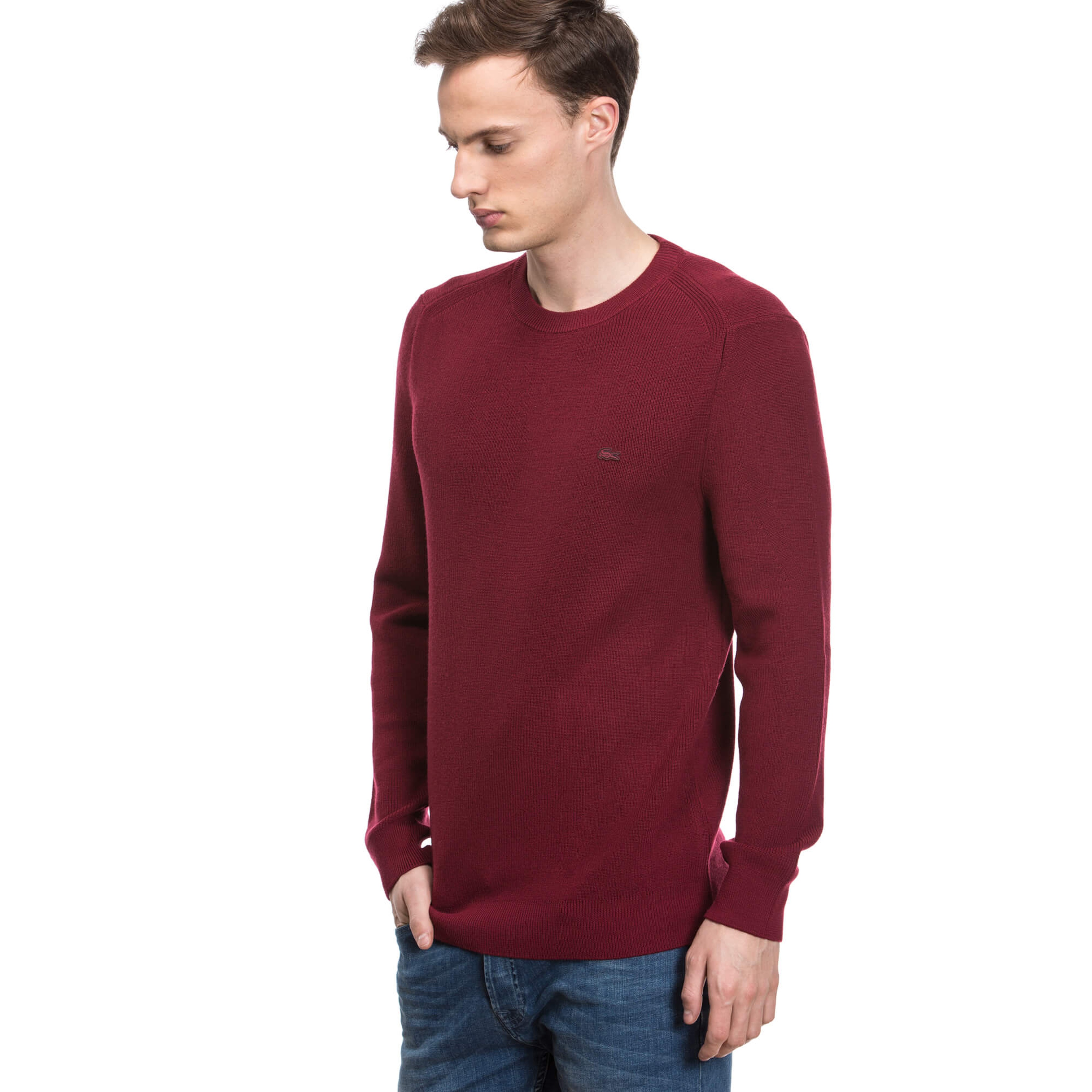 Lacoste Erkek Bordo Triko