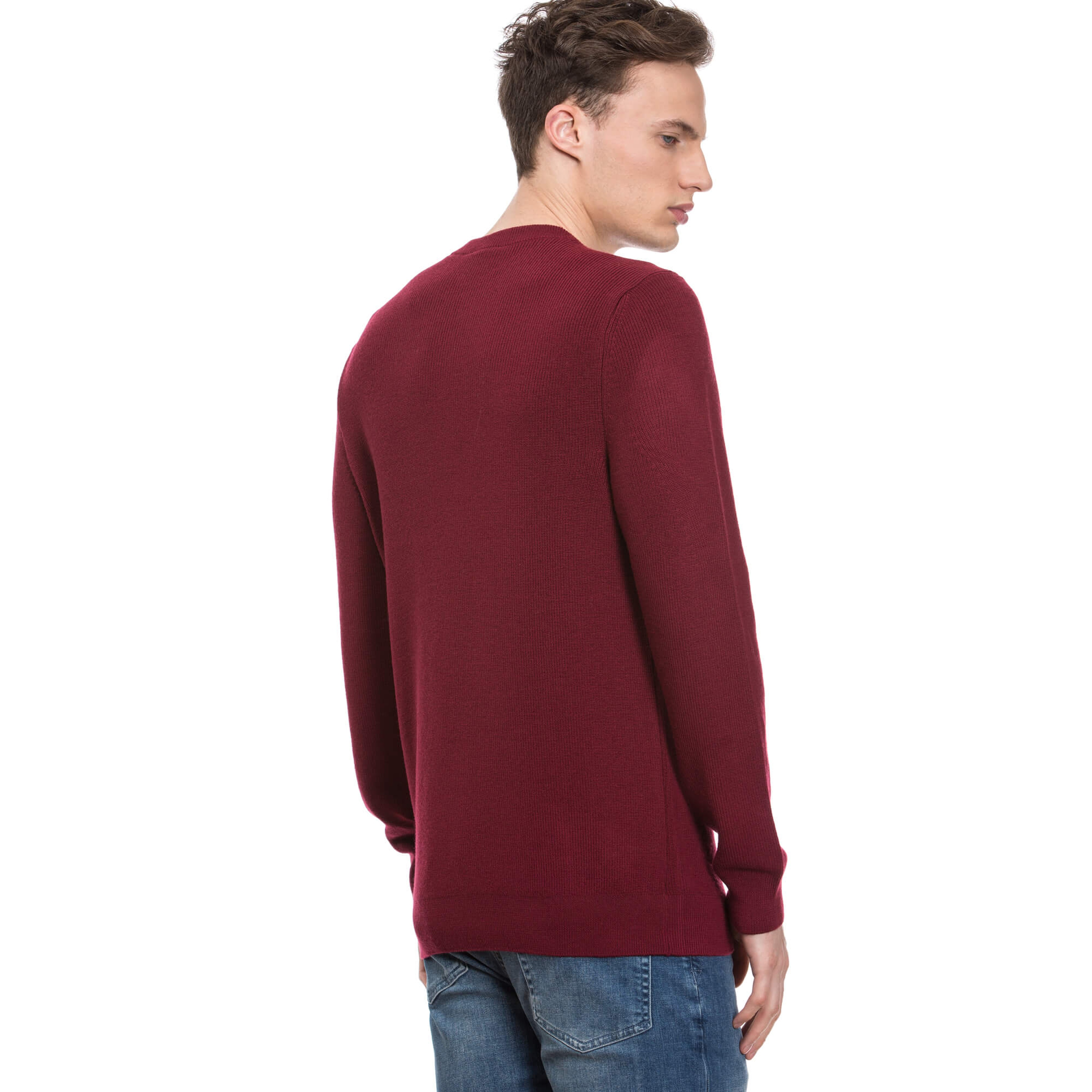 Lacoste Erkek Bordo Triko