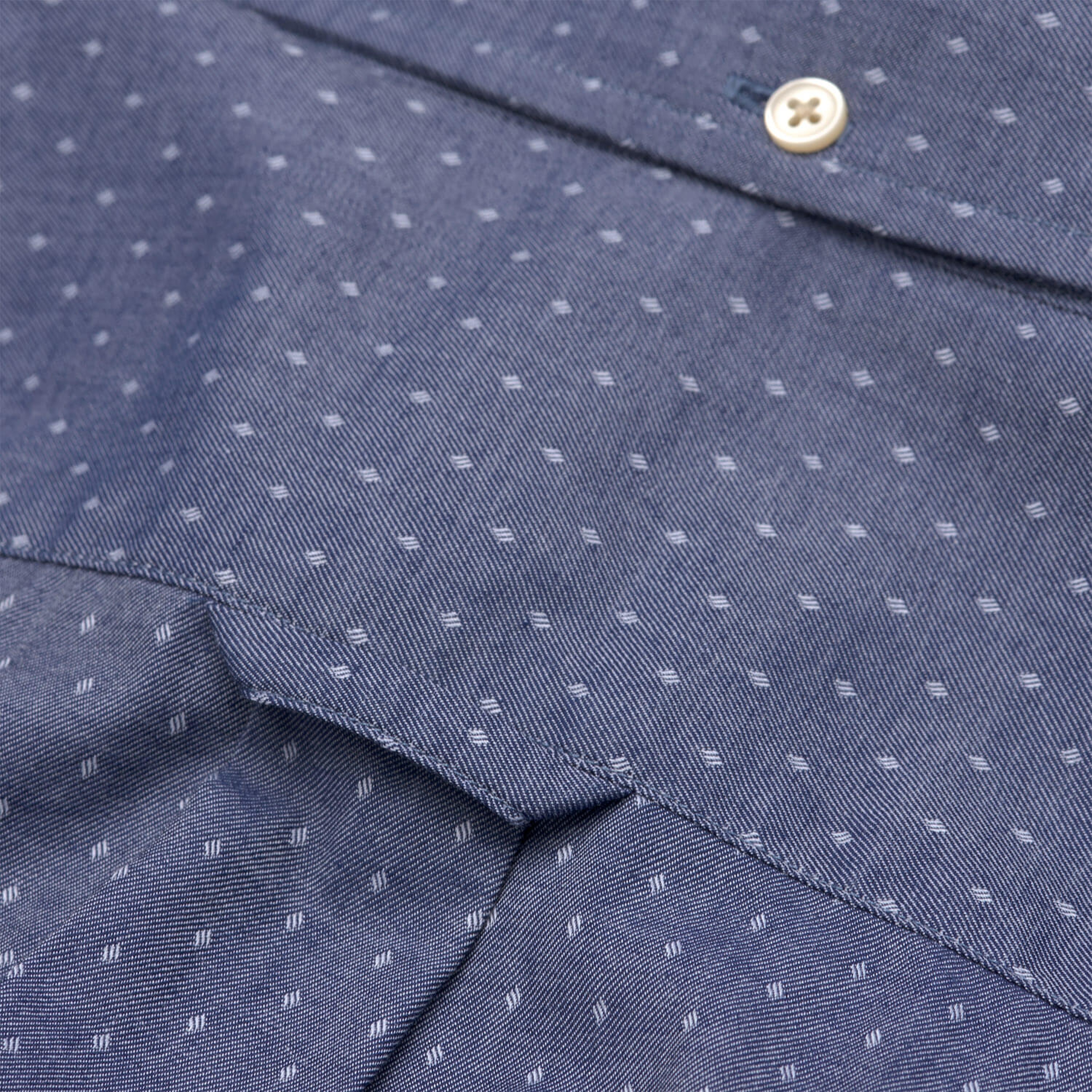 Gant Erkek Lacivert Uzun Kollu Slim Fit Gömlek