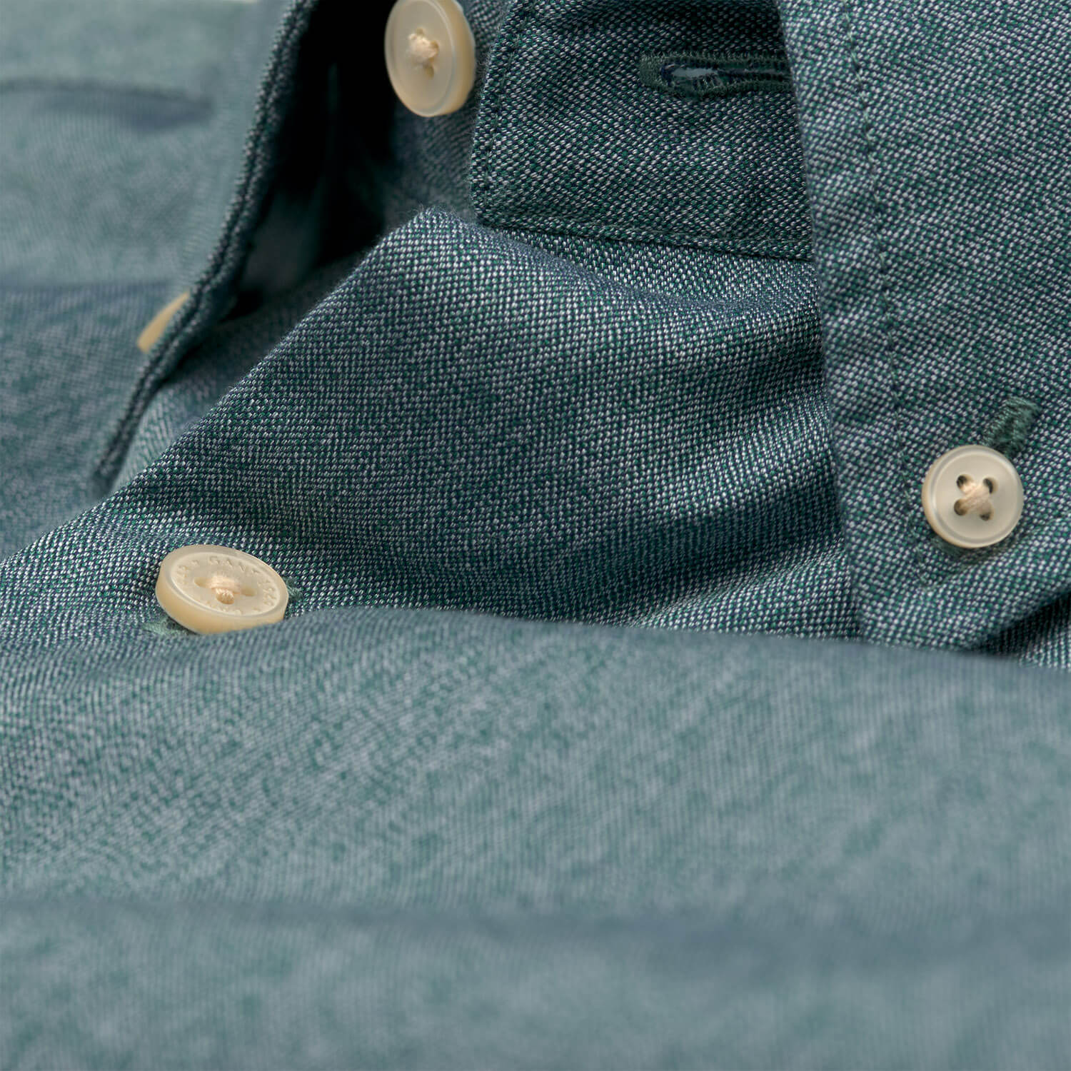 Gant Erkek Yeşil Uzun Kollu Slim Fit Gömlek