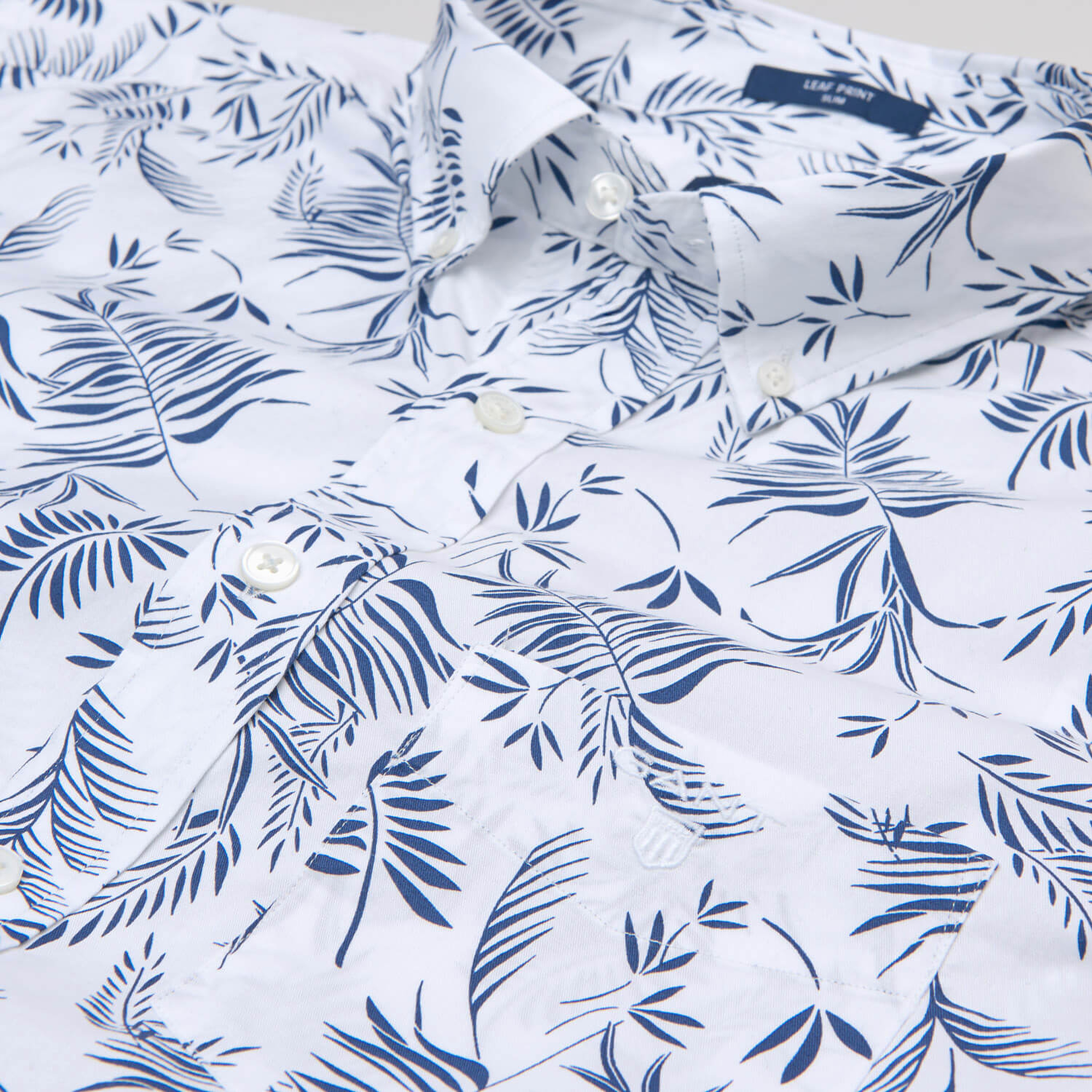 Gant Erkek Beyaz Uzun Kollu Slim Fit Gömlek