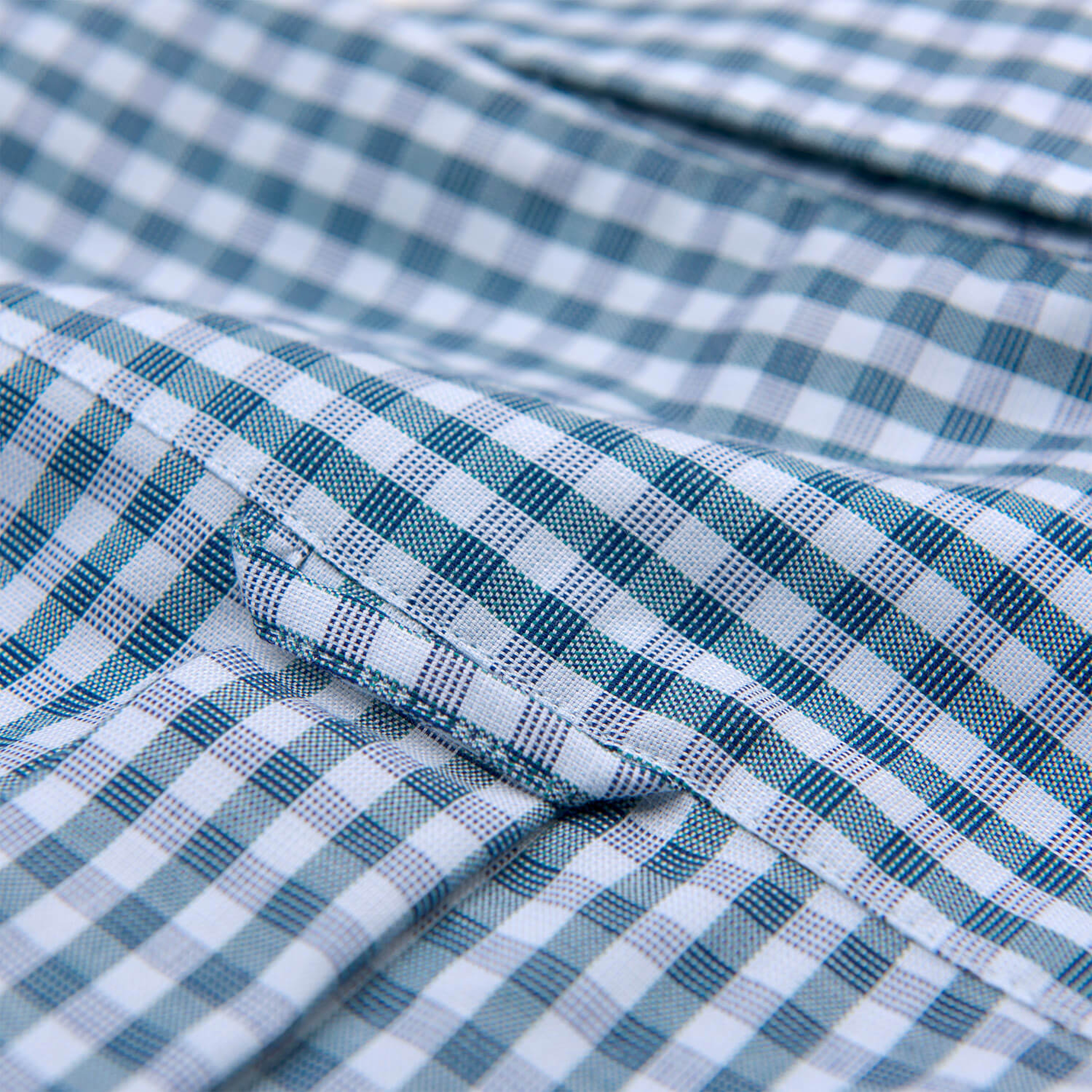 Gant Erkek Yeşil Kareli Tech Prep Oxford Gömlek