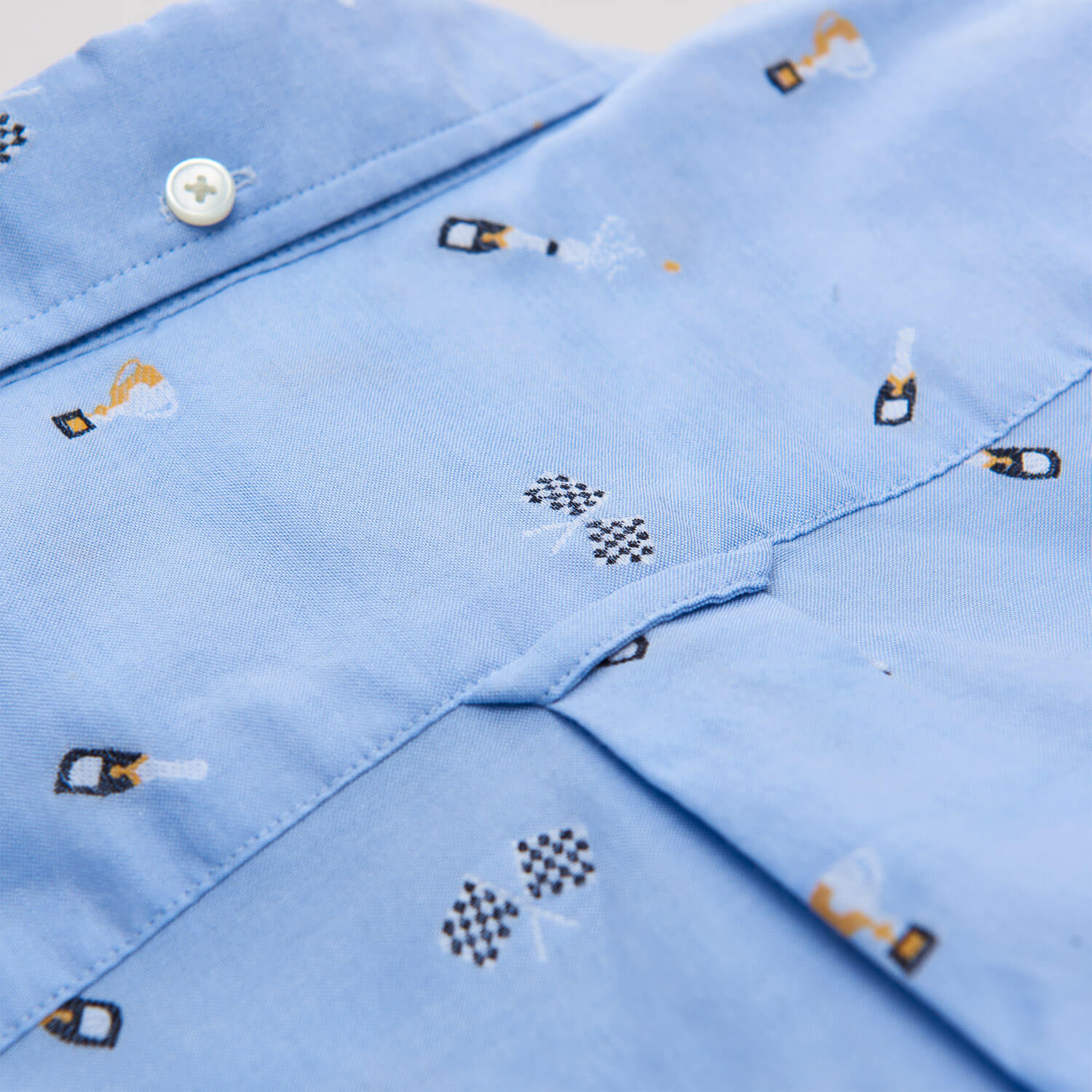 Gant Erkek Mavi Uzun Kollu Regular Fit Gömlek