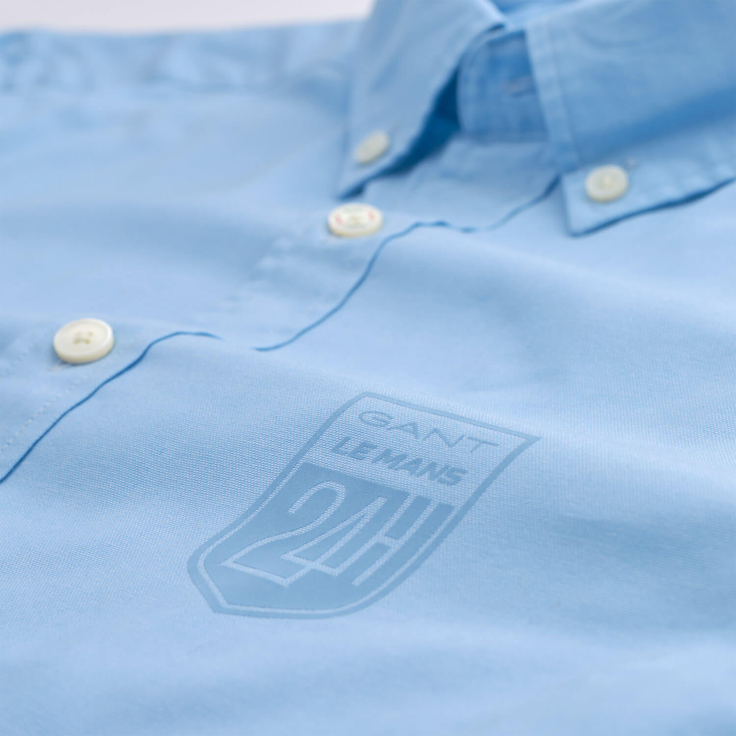 Gant Erkek Mavi Uzun Kollu Slim Fit Oxford Gömlek