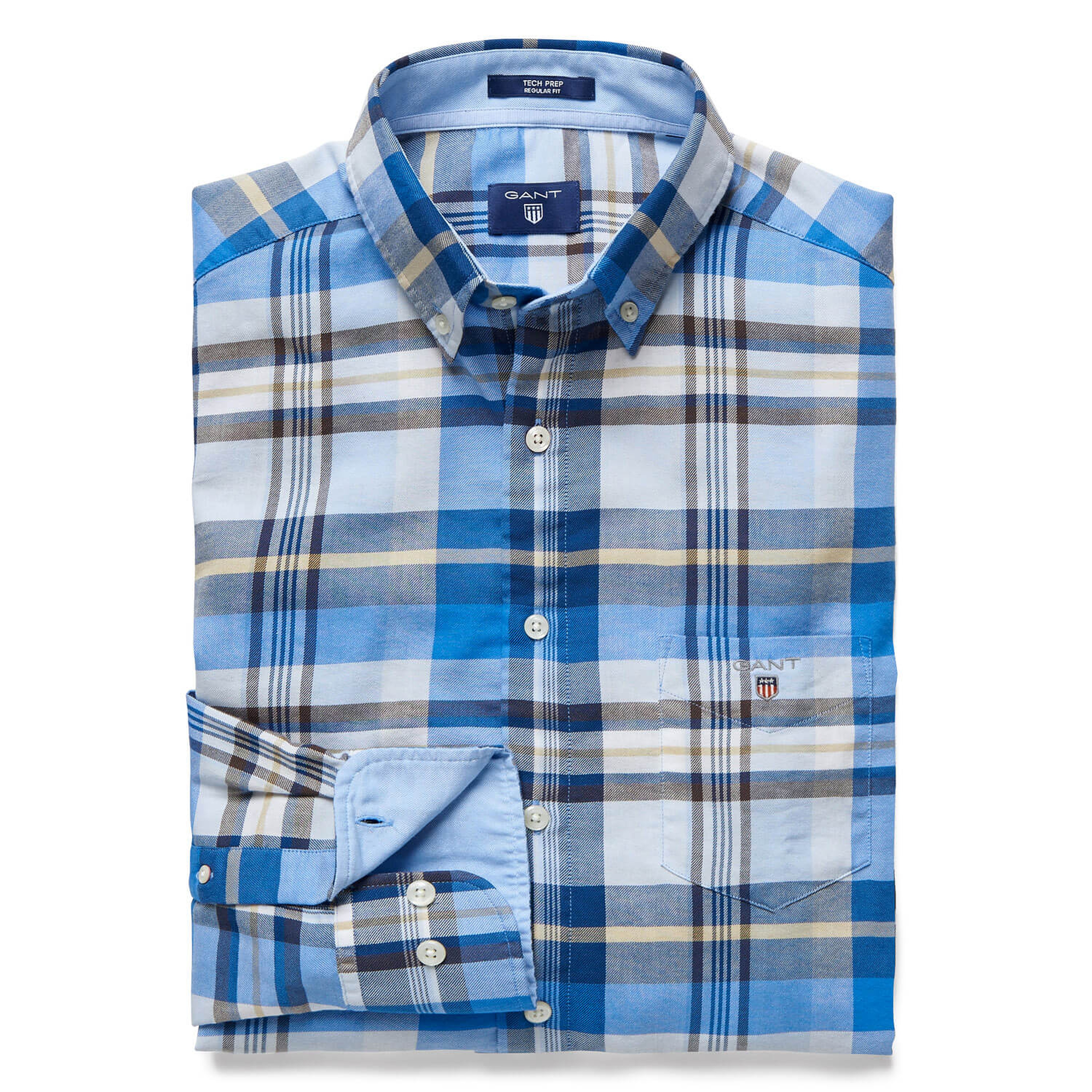 Gant Erkek Mavi Uzun Kollu Regular Fit Gömlek