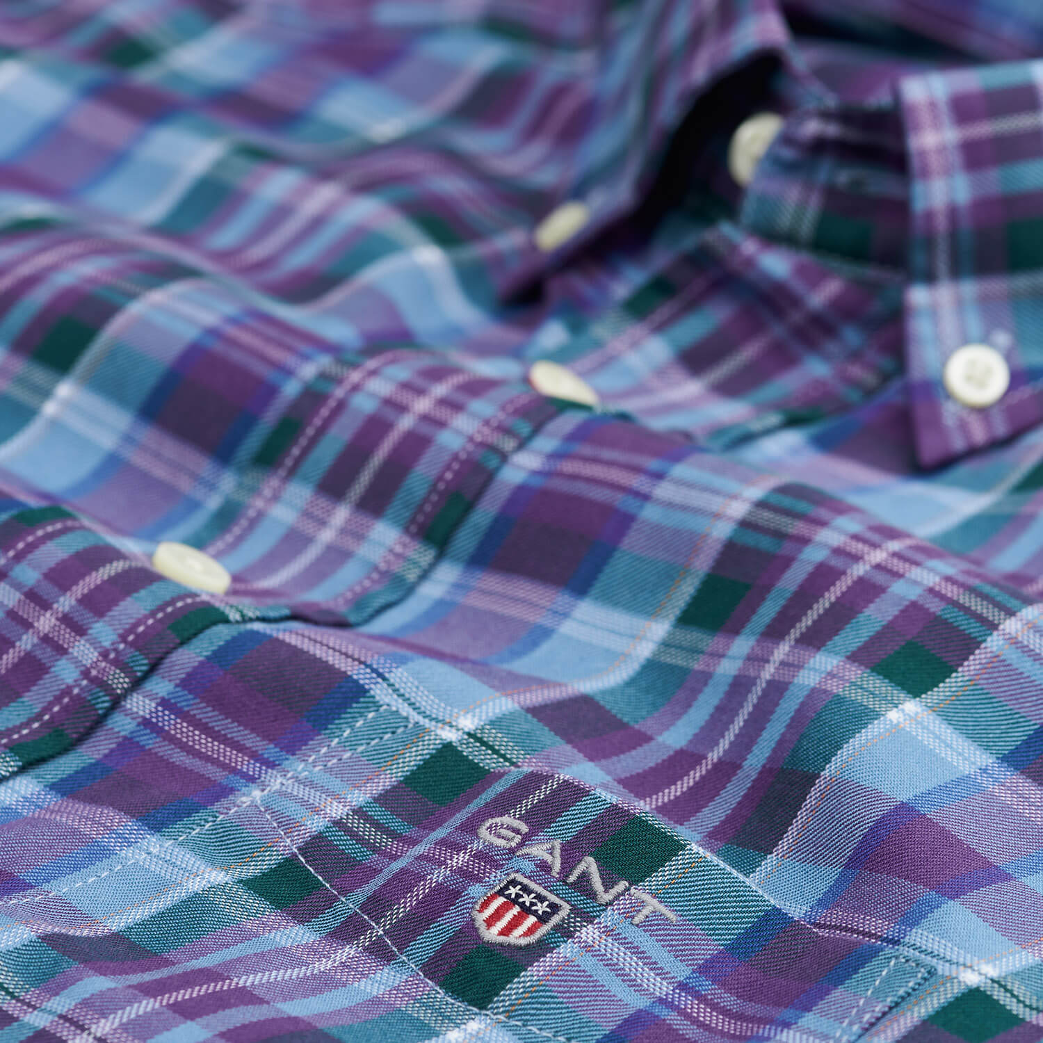 Gant Erkek Lacivert Regular Fit Gömlek