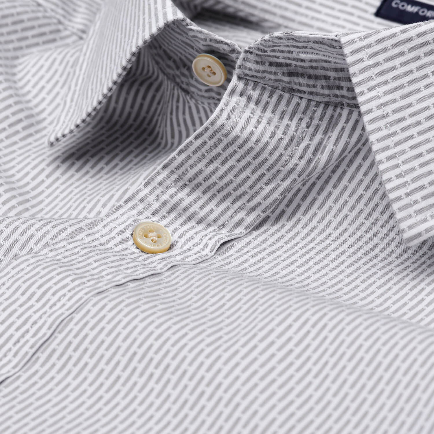 Gant Erkek Gri Uzun Kollu Slim Fit Gömlek