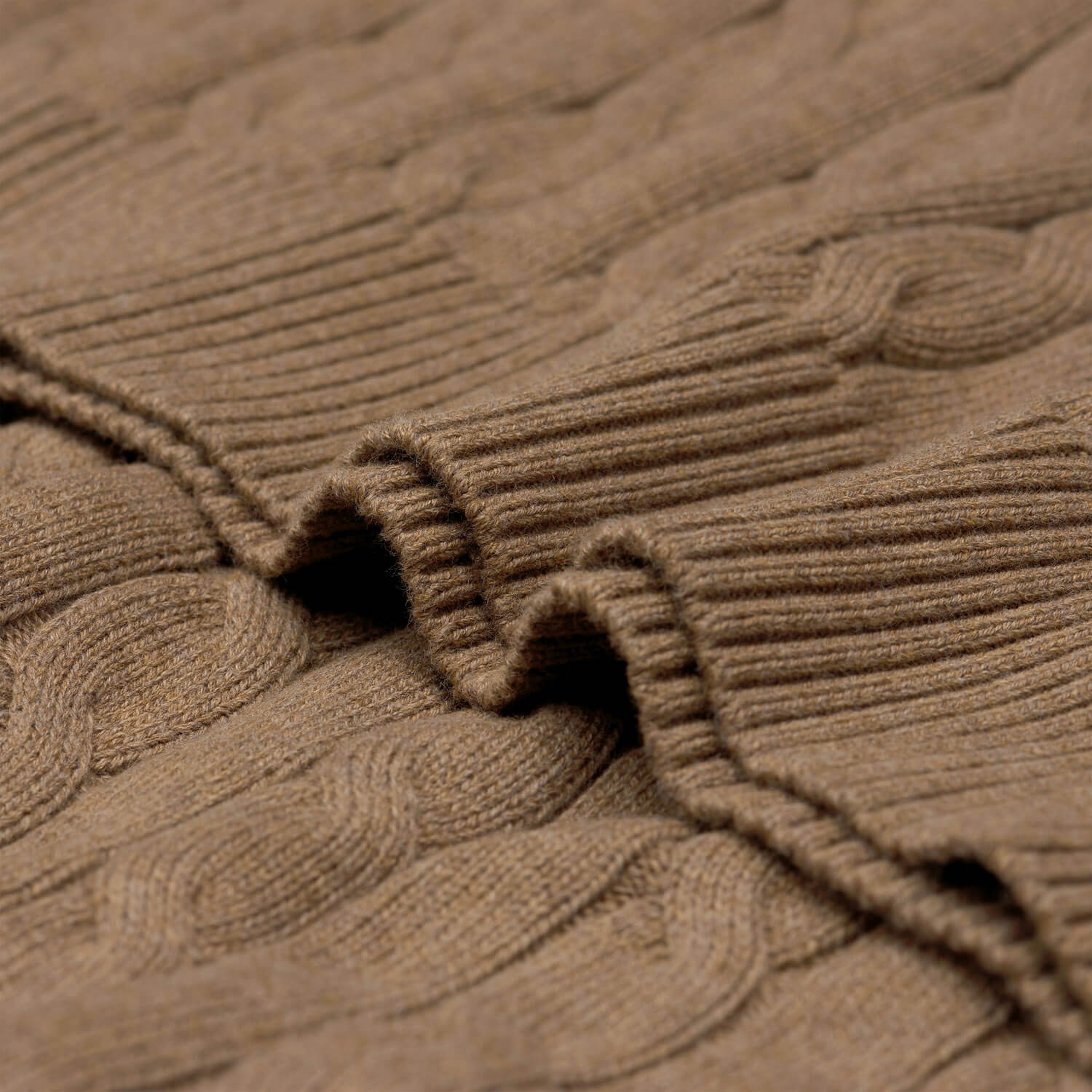 Gant Erkek Kahverengi Saç Örgü Triko