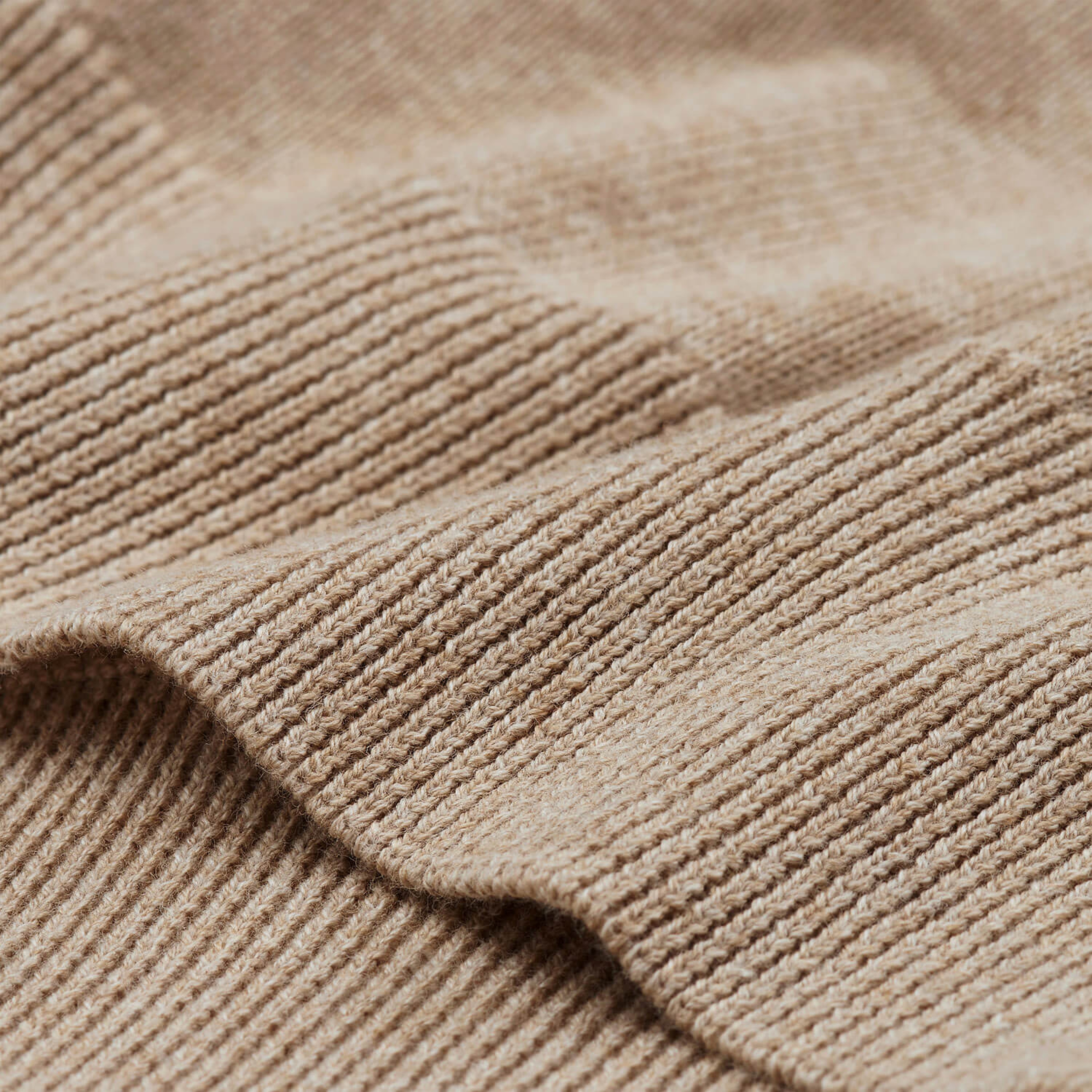 Gant Erkek Bej V Yaka Triko