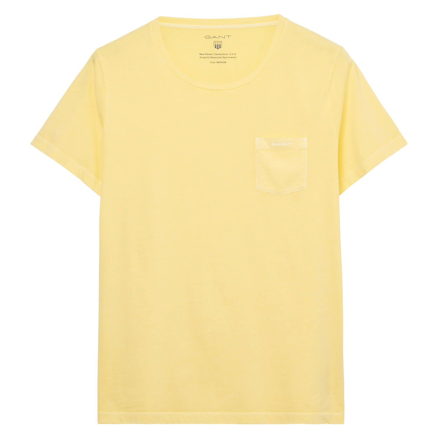 Gant Erkek Sarı Regular Fit T-Shirt