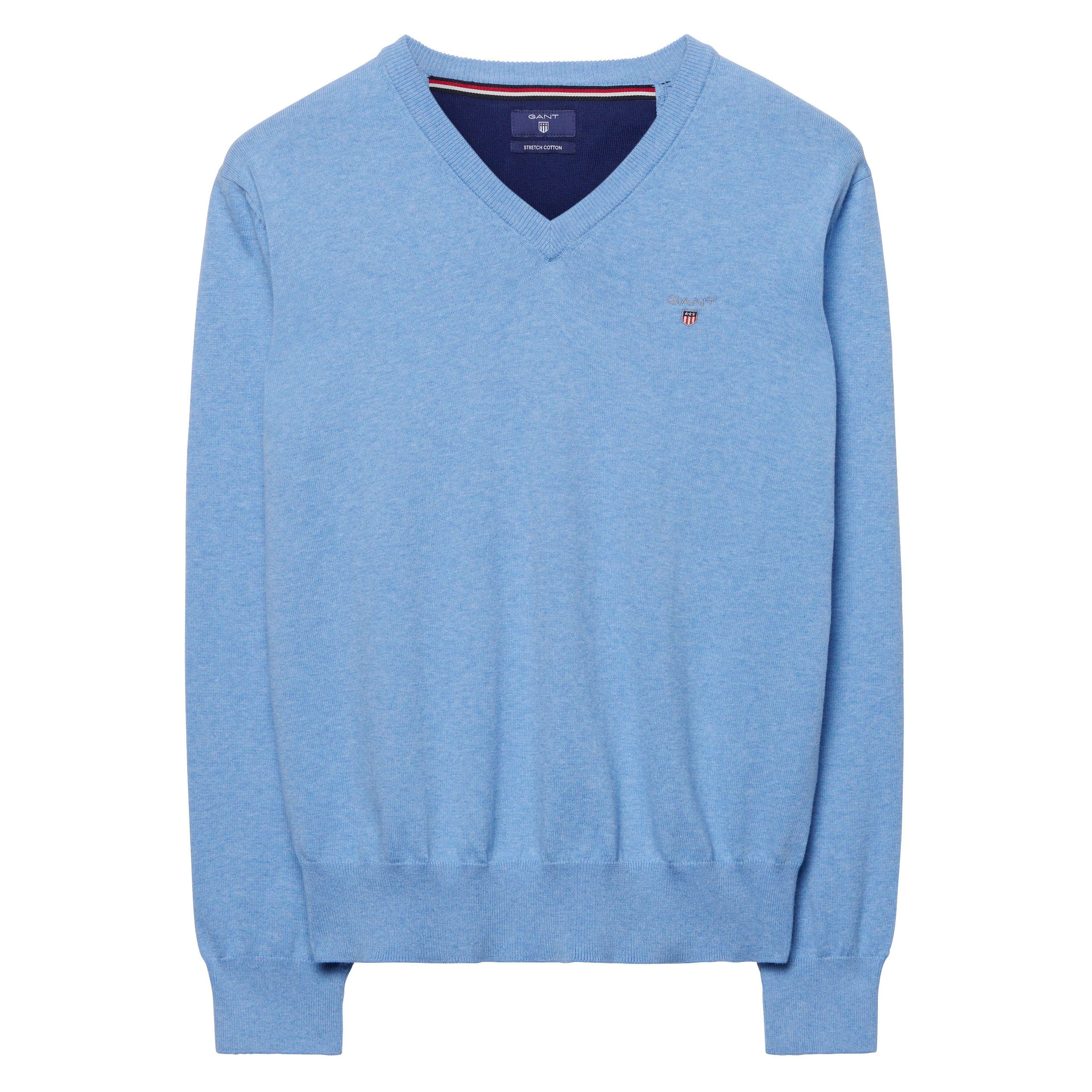 Gant Erkek Mavi Uzun Kollu Triko