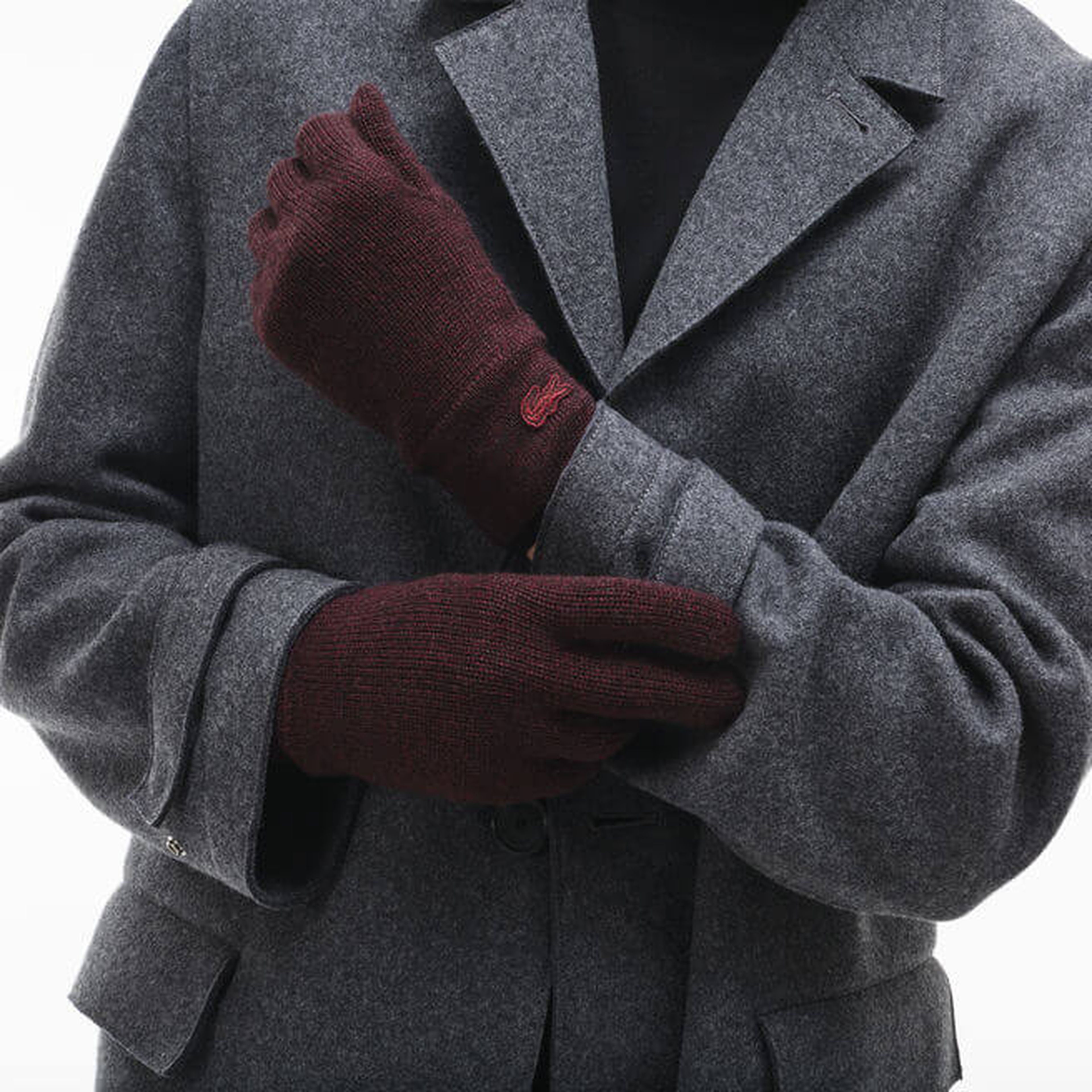 Lacoste Unisex Bordo Eldiven