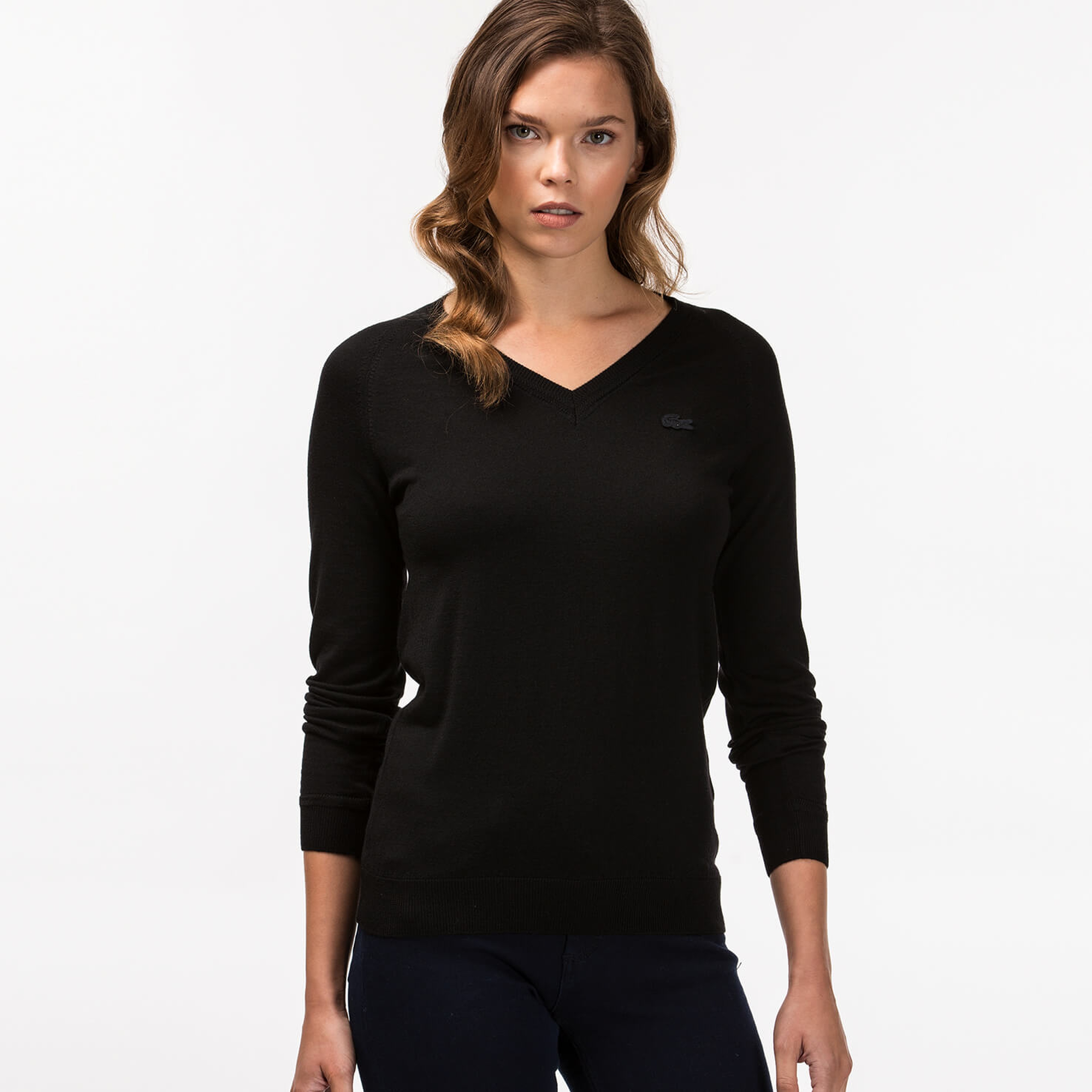Lacoste Kadın Siyah Triko