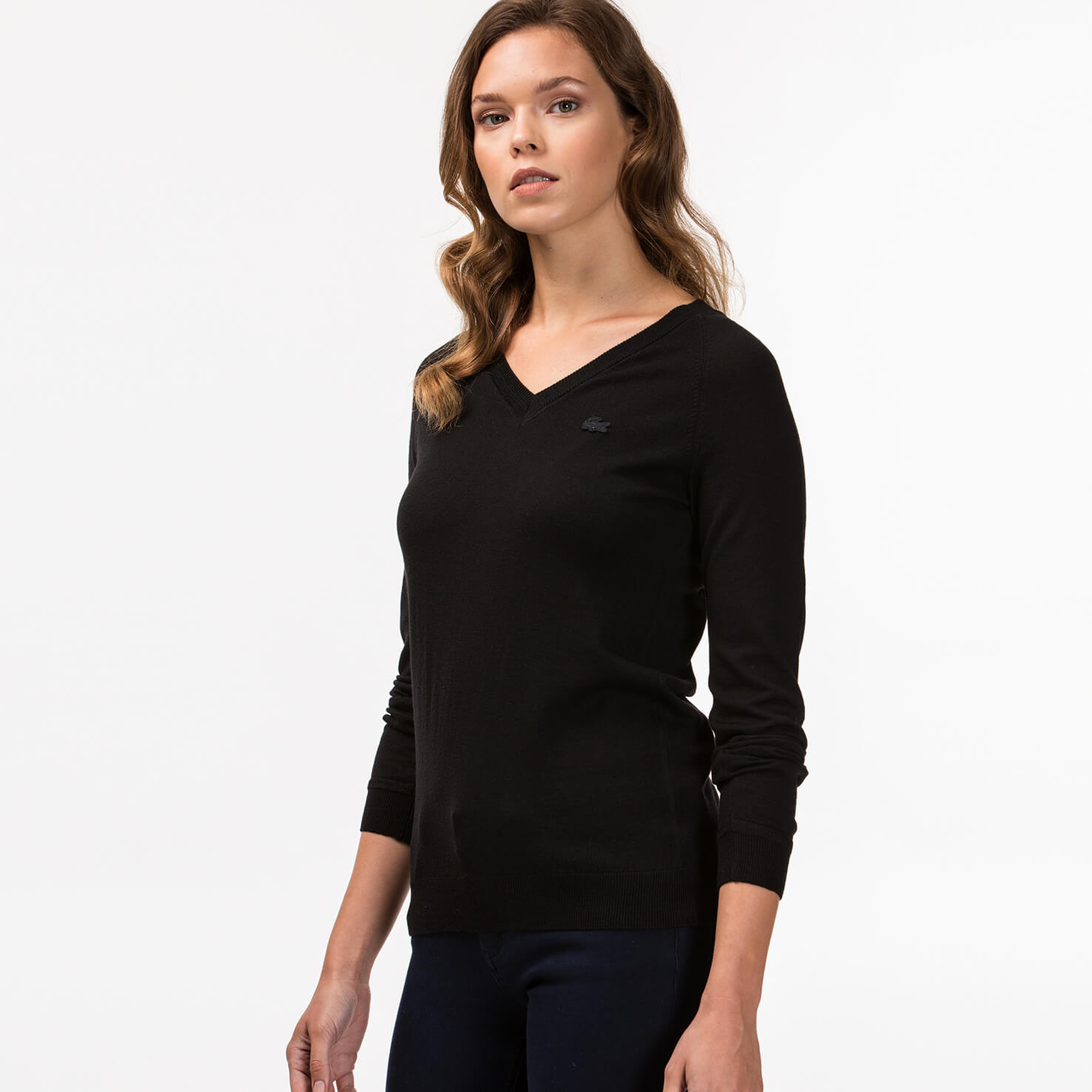 Lacoste Kadın Siyah Triko