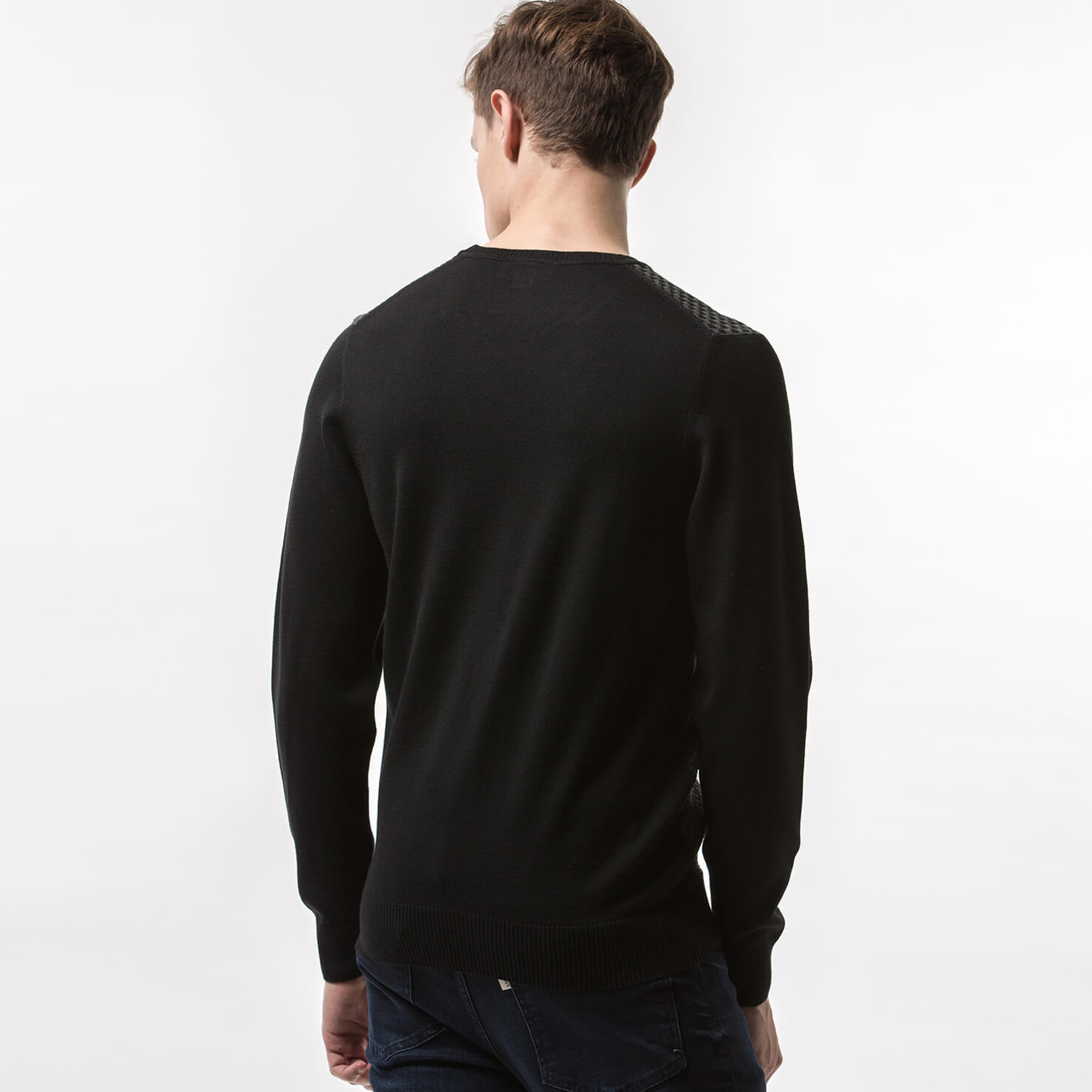 Lacoste Siyah Erkek Kazak