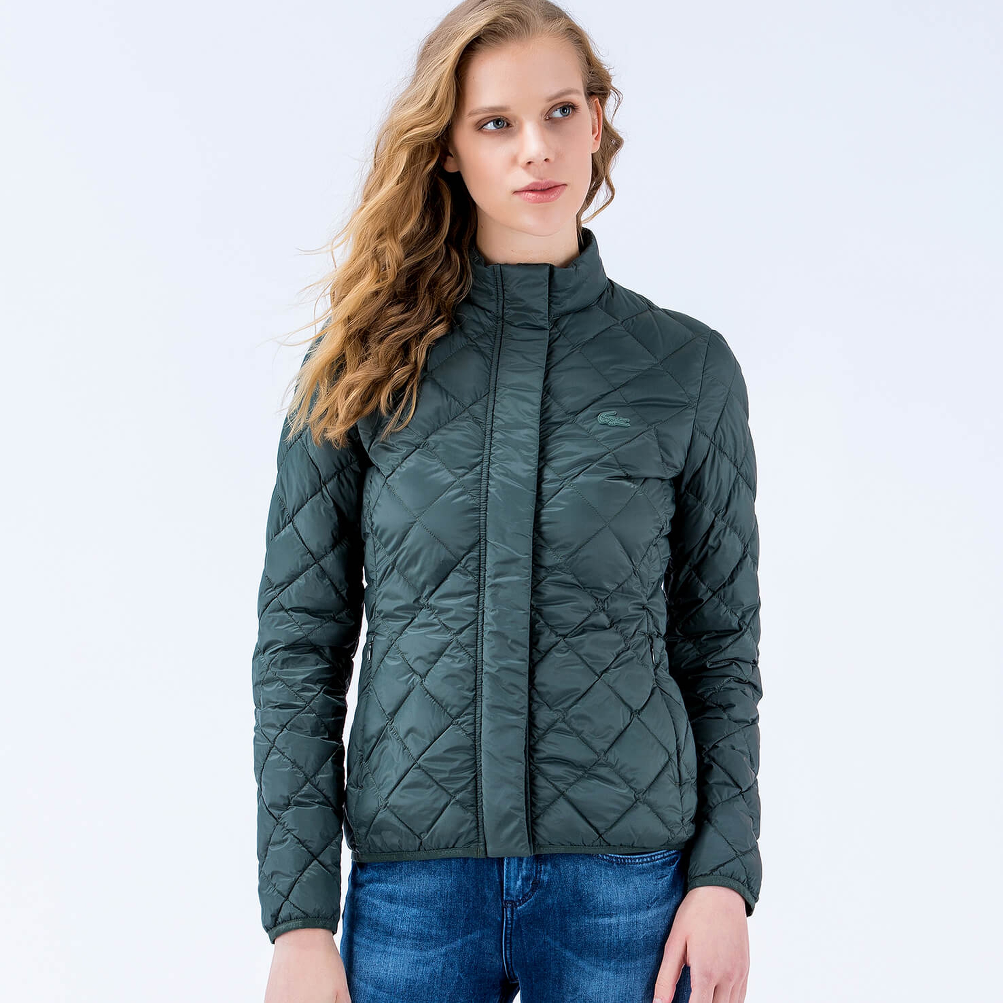 Lacoste Kaz Tüyü İçerikli Kadın Mont