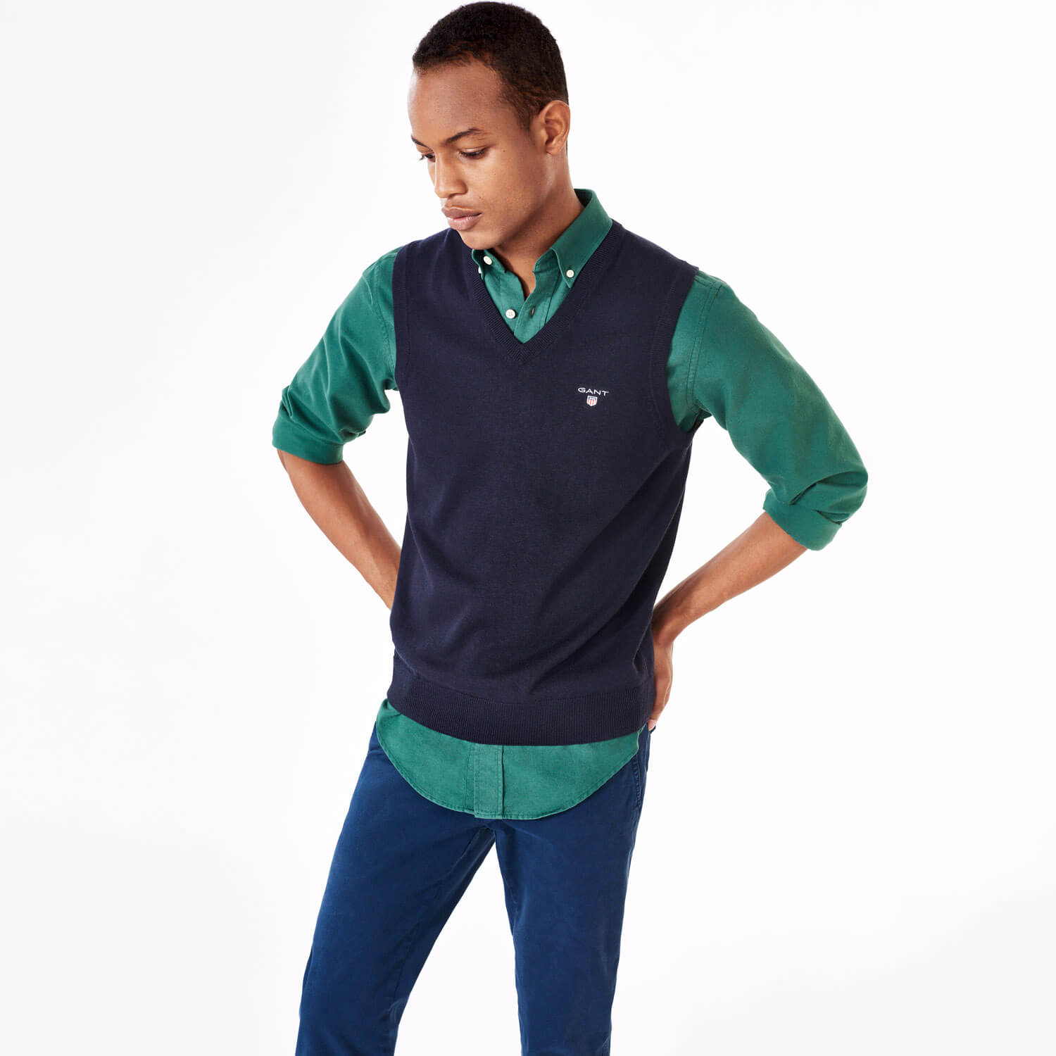 Gant Erkek Lacivert Triko