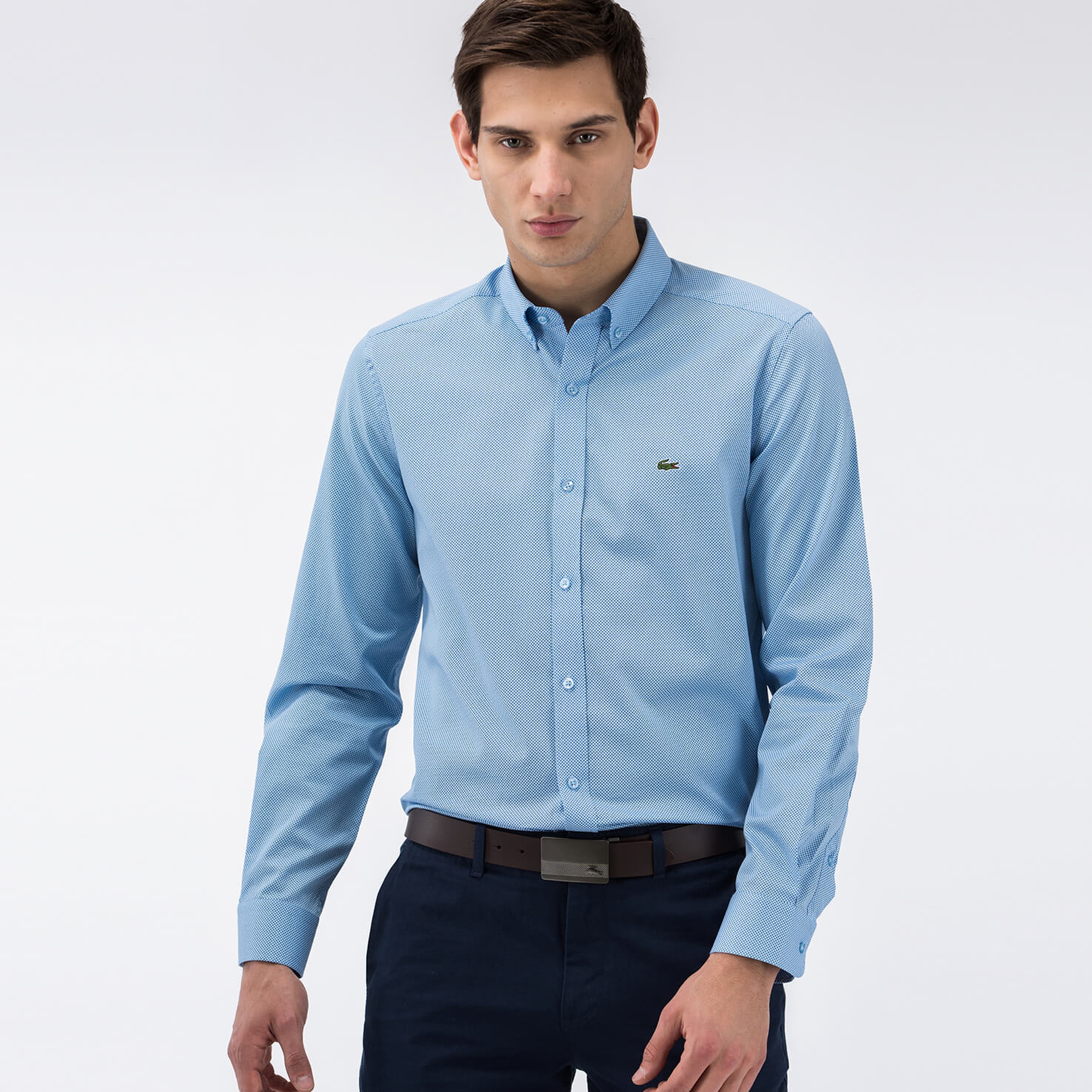 Lacoste Yazlık Açık Mavi Erkek Gömlek