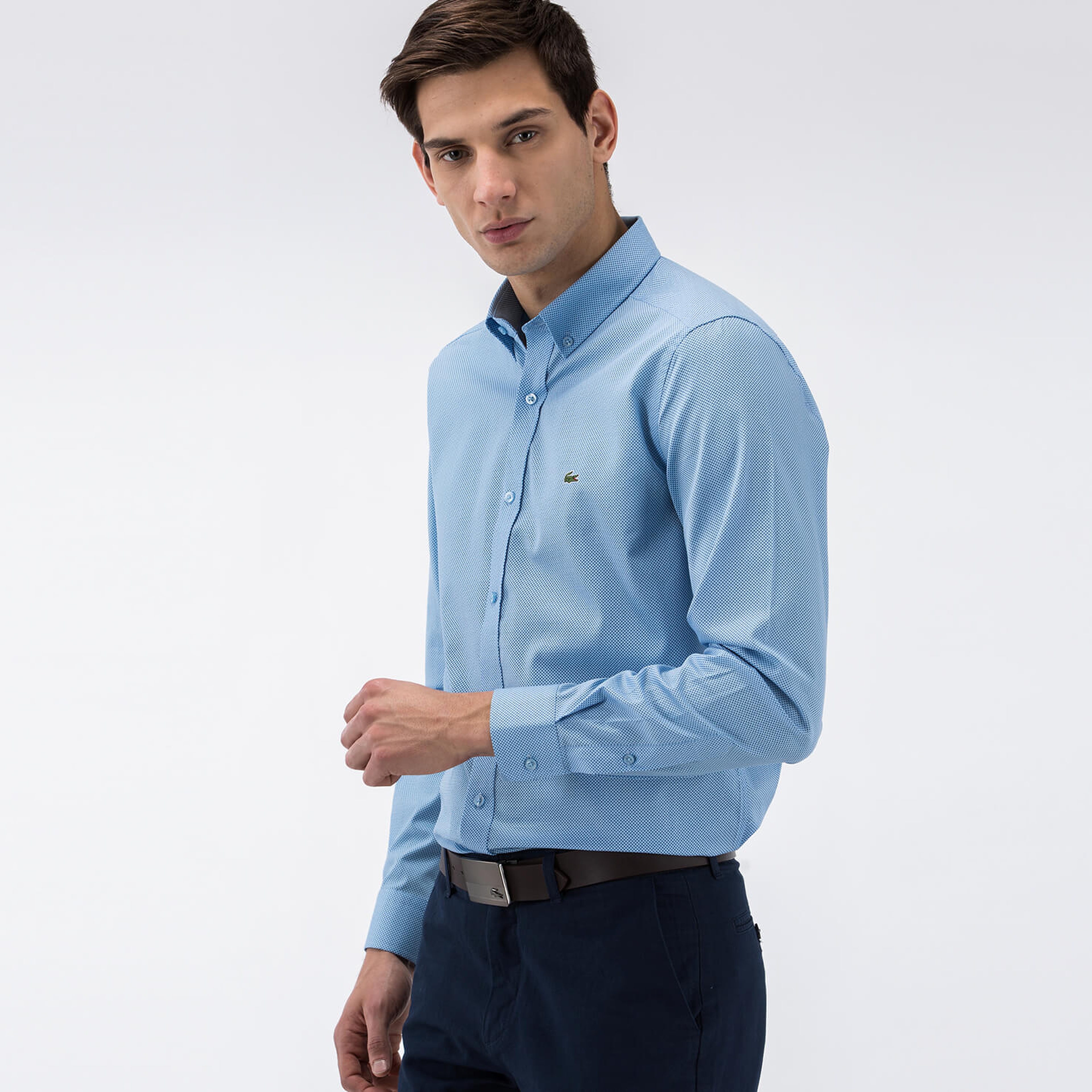 Lacoste Yazlık Açık Mavi Erkek Gömlek