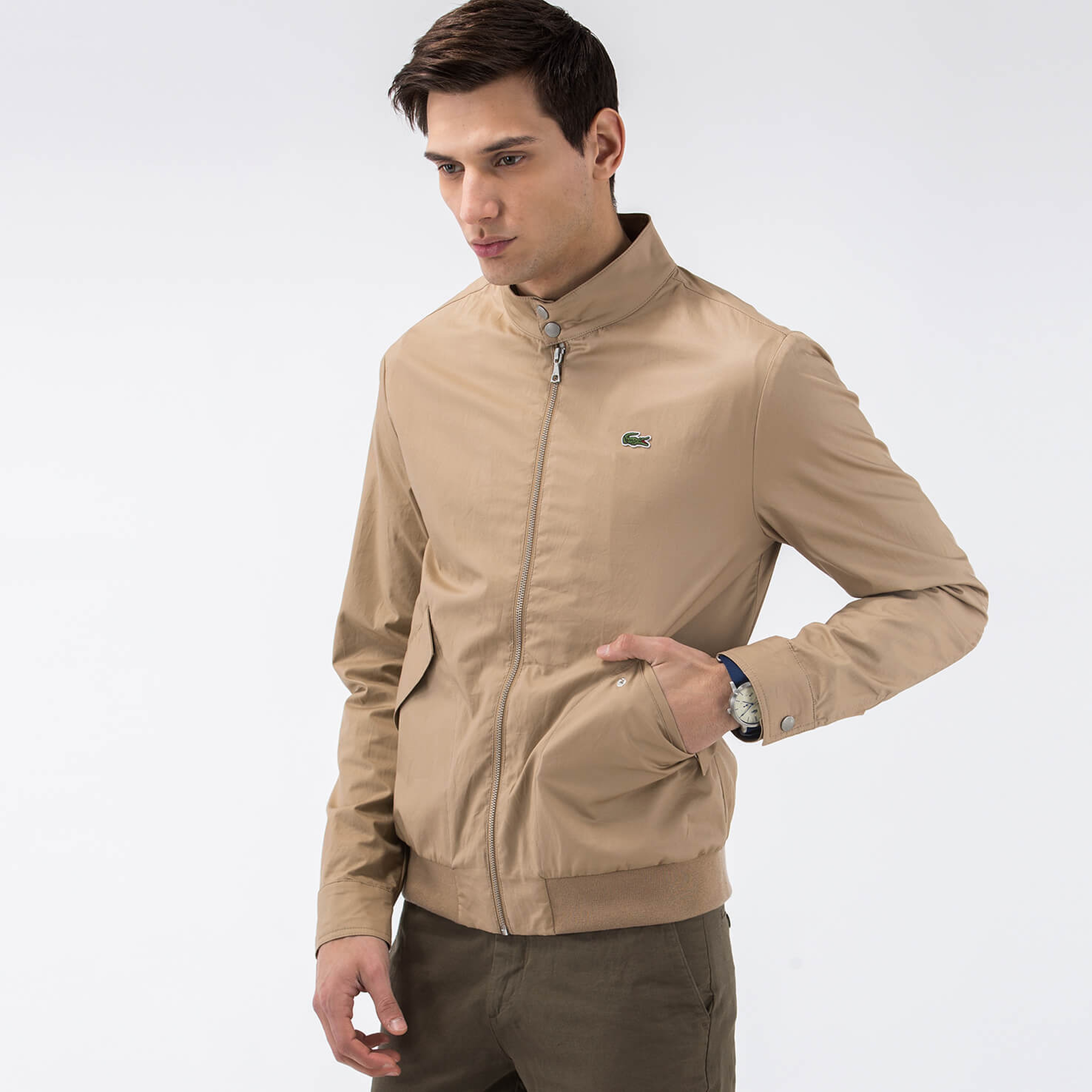 Lacoste Erkek Regular Fit Kahverengi Mont