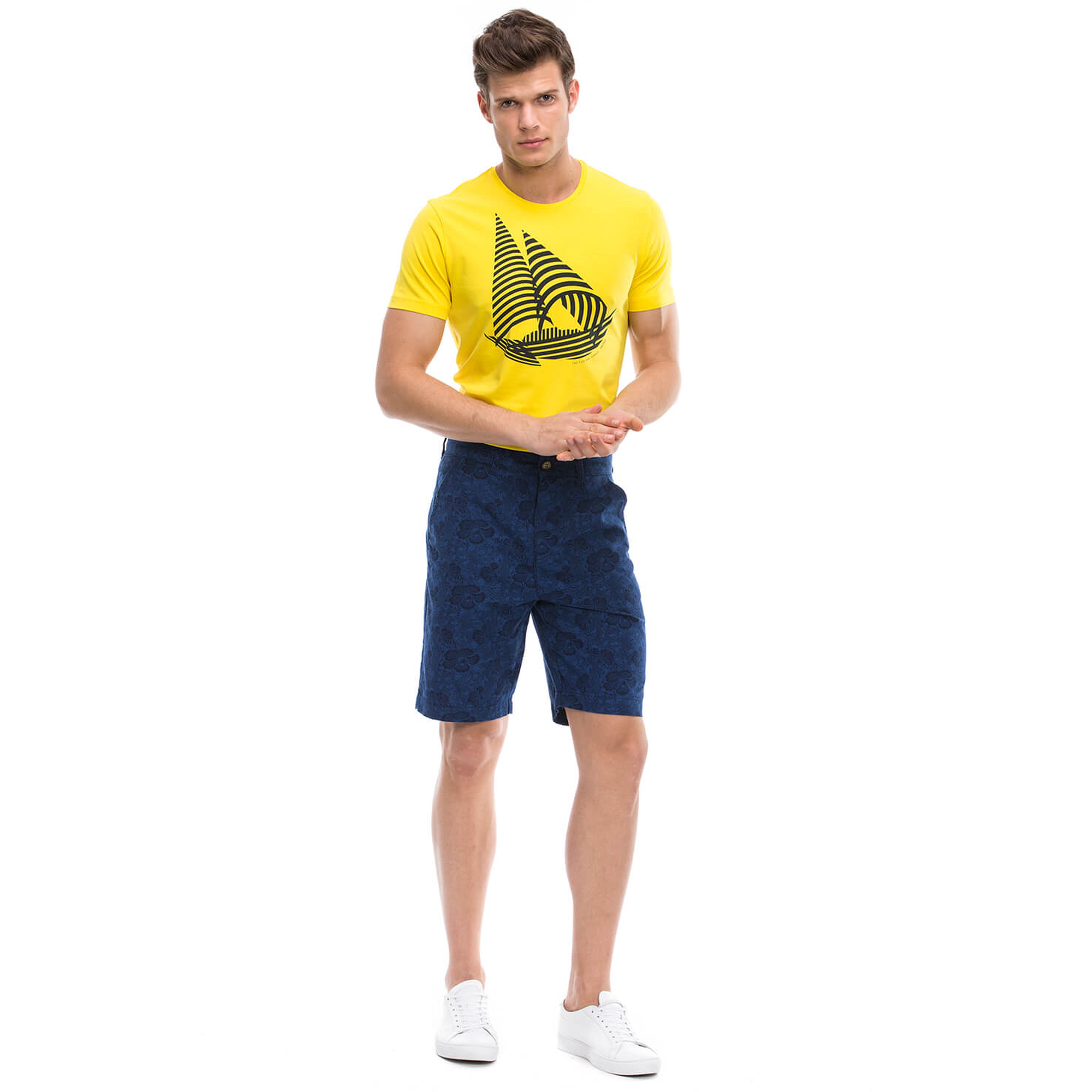 Nautica Erkek Lacivert Regular Fit Şort