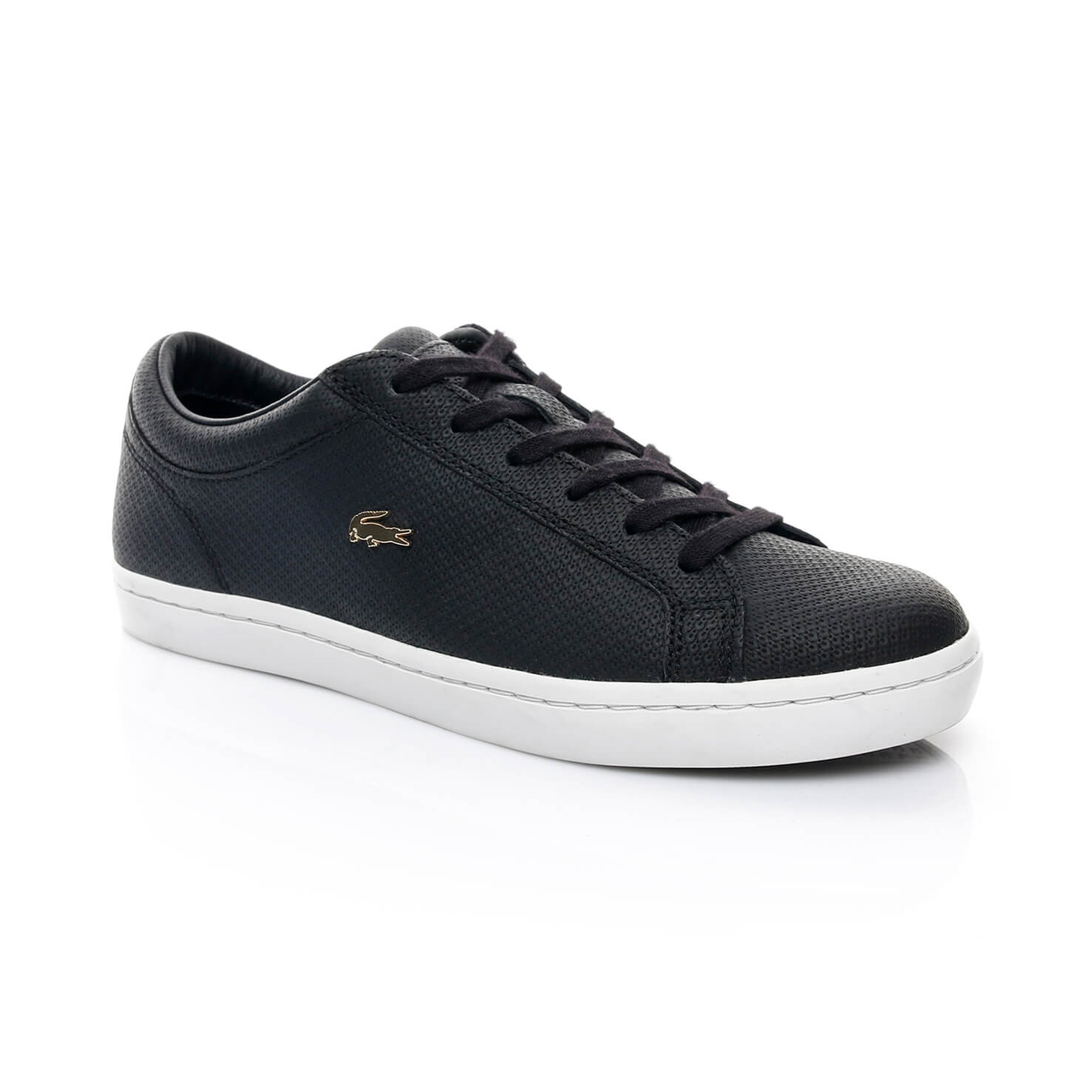 Lacoste Straightset Kadın Siyah Sneaker