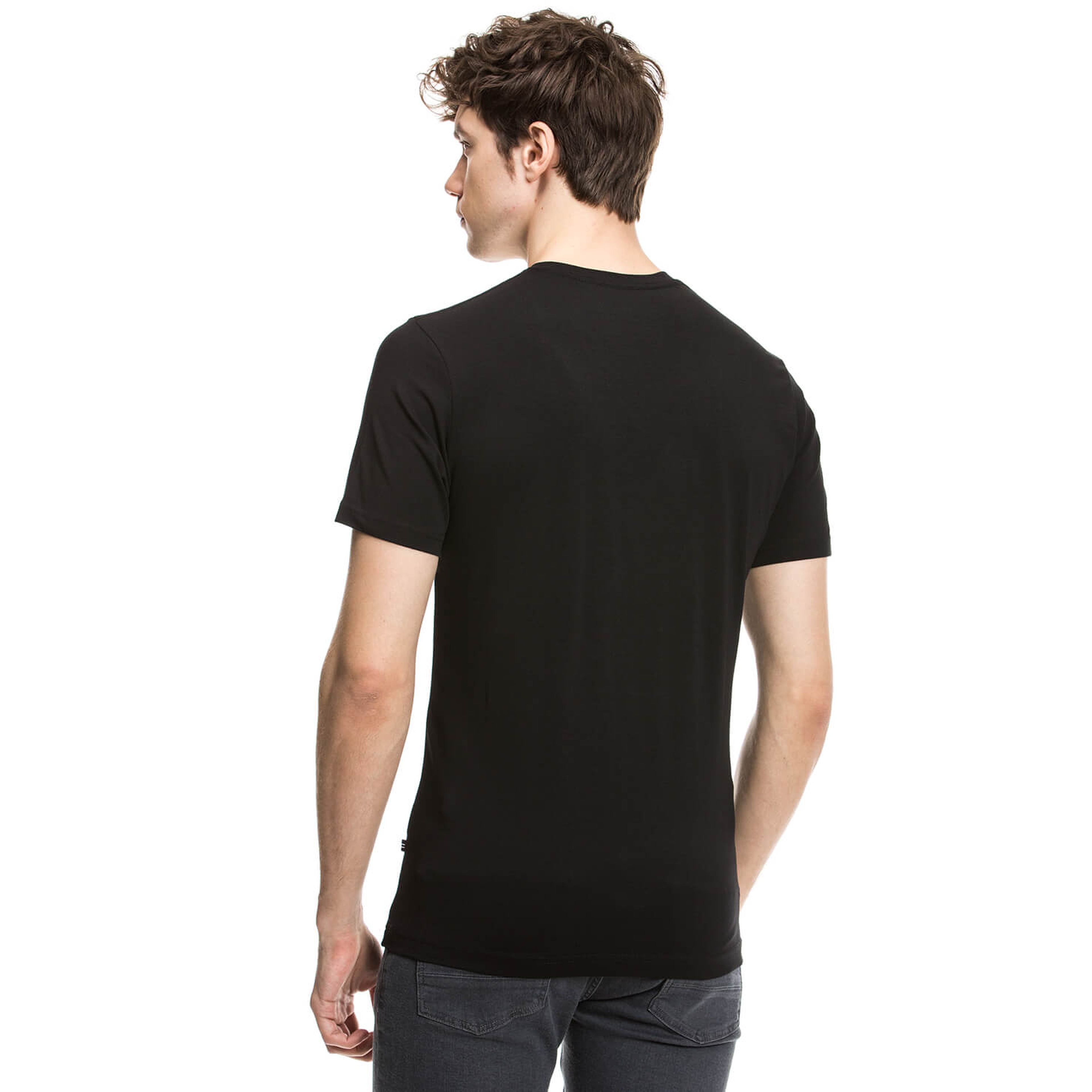 Nautica Erkek Siyah Kısa Kollu Slim Fit T-Shirt