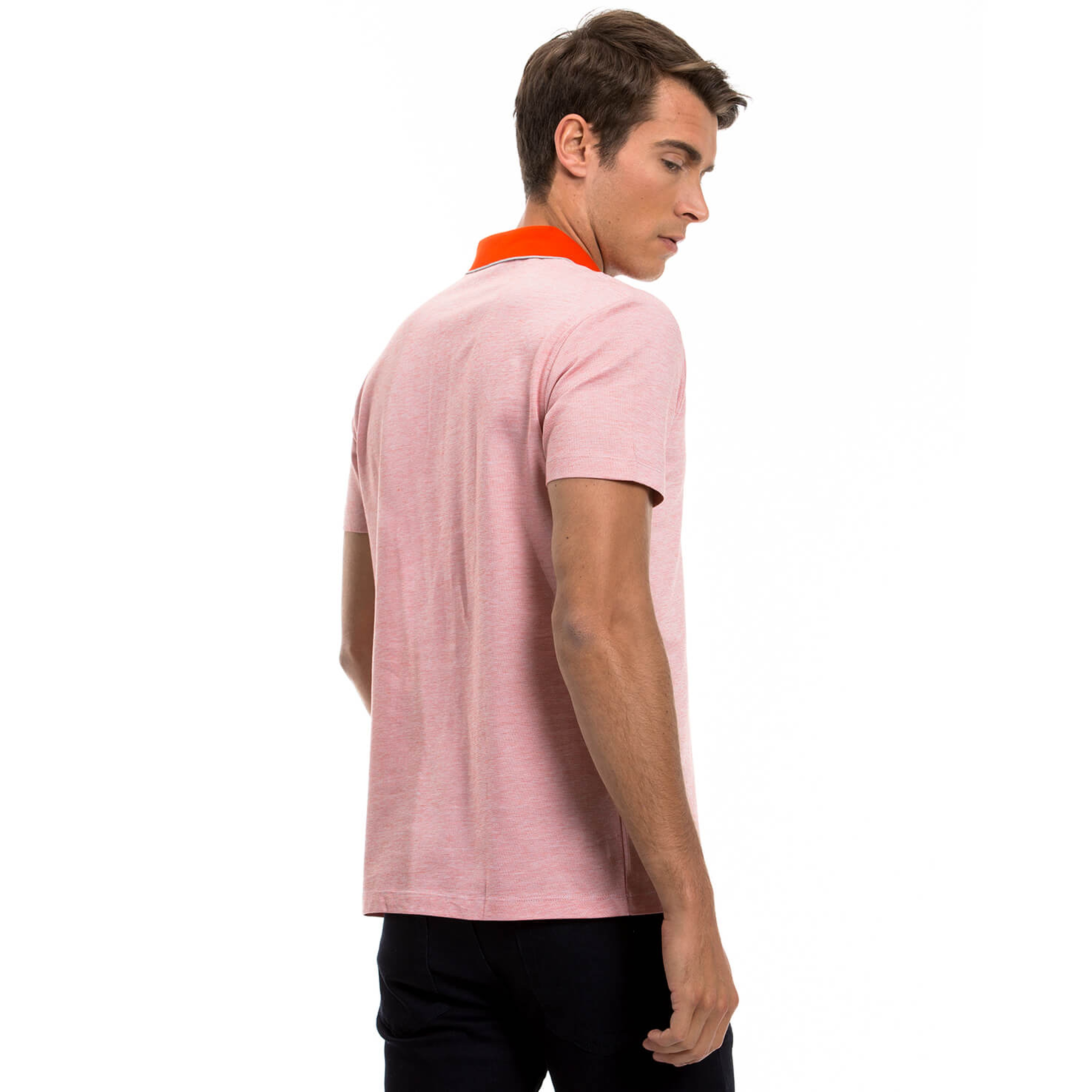 Nautica Erkek Pembe Kısa Kollu Polo