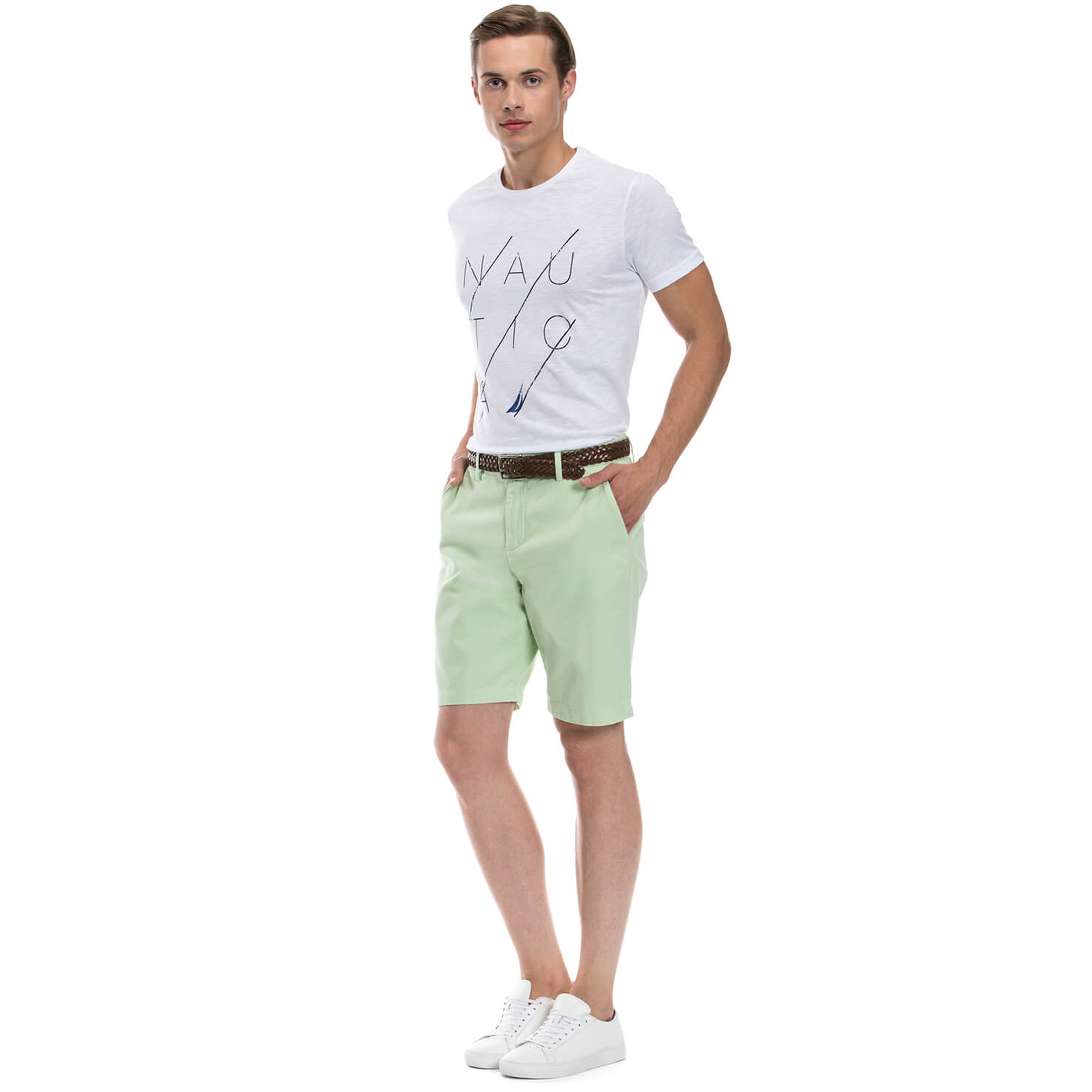 Nautica Giyim Yeşil Bermuda